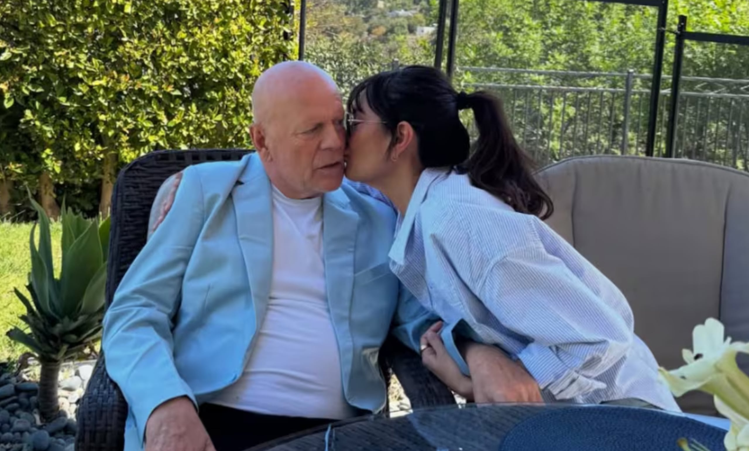 Bruce Willis y su esposa Emma Heming.