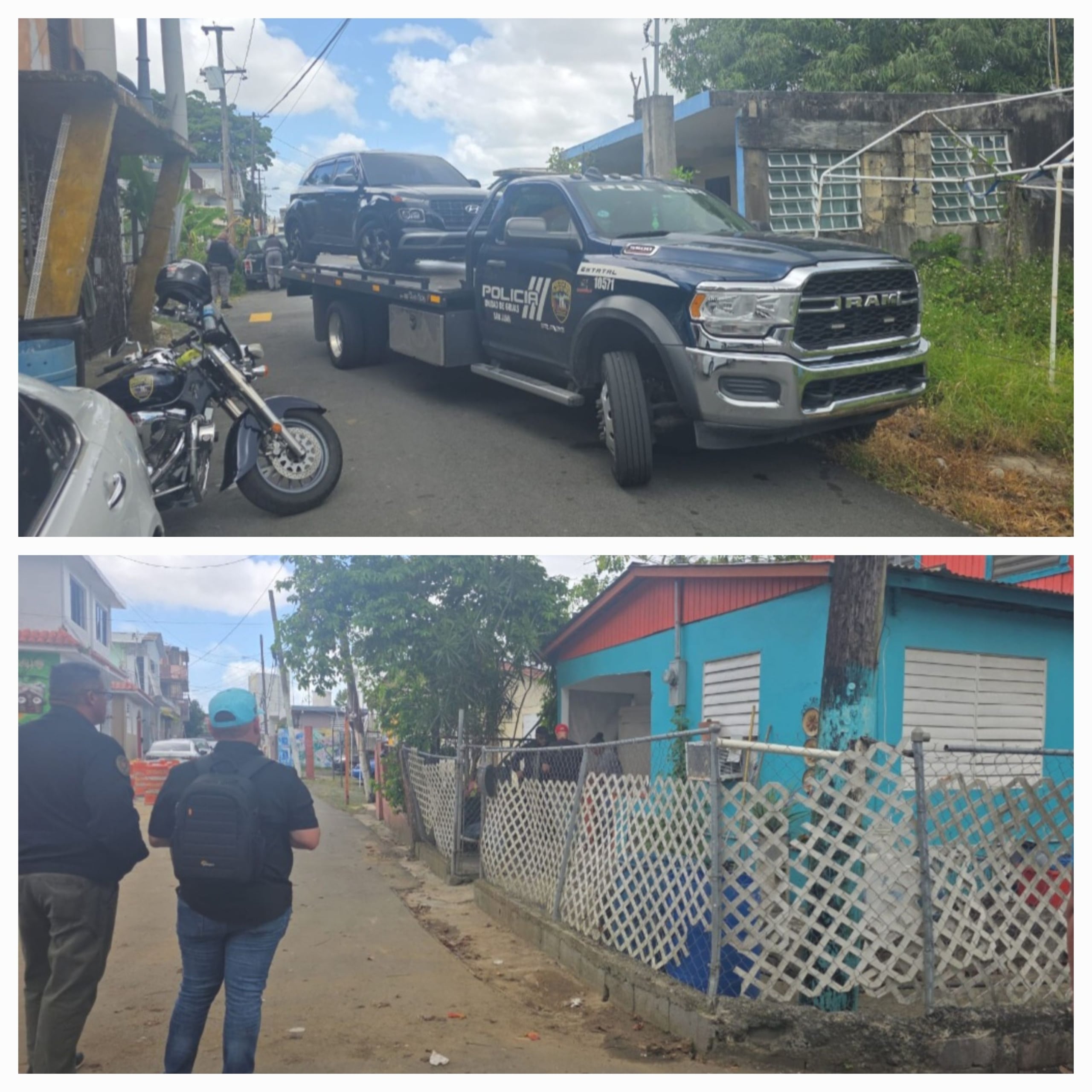 Agentes de la División de Drogas Metropolitana, allanaron una residencia en la barriada Jurutungo, en Hato Rey, donde arrestaron tres personas y ocuparon armas ilegales y drogas.