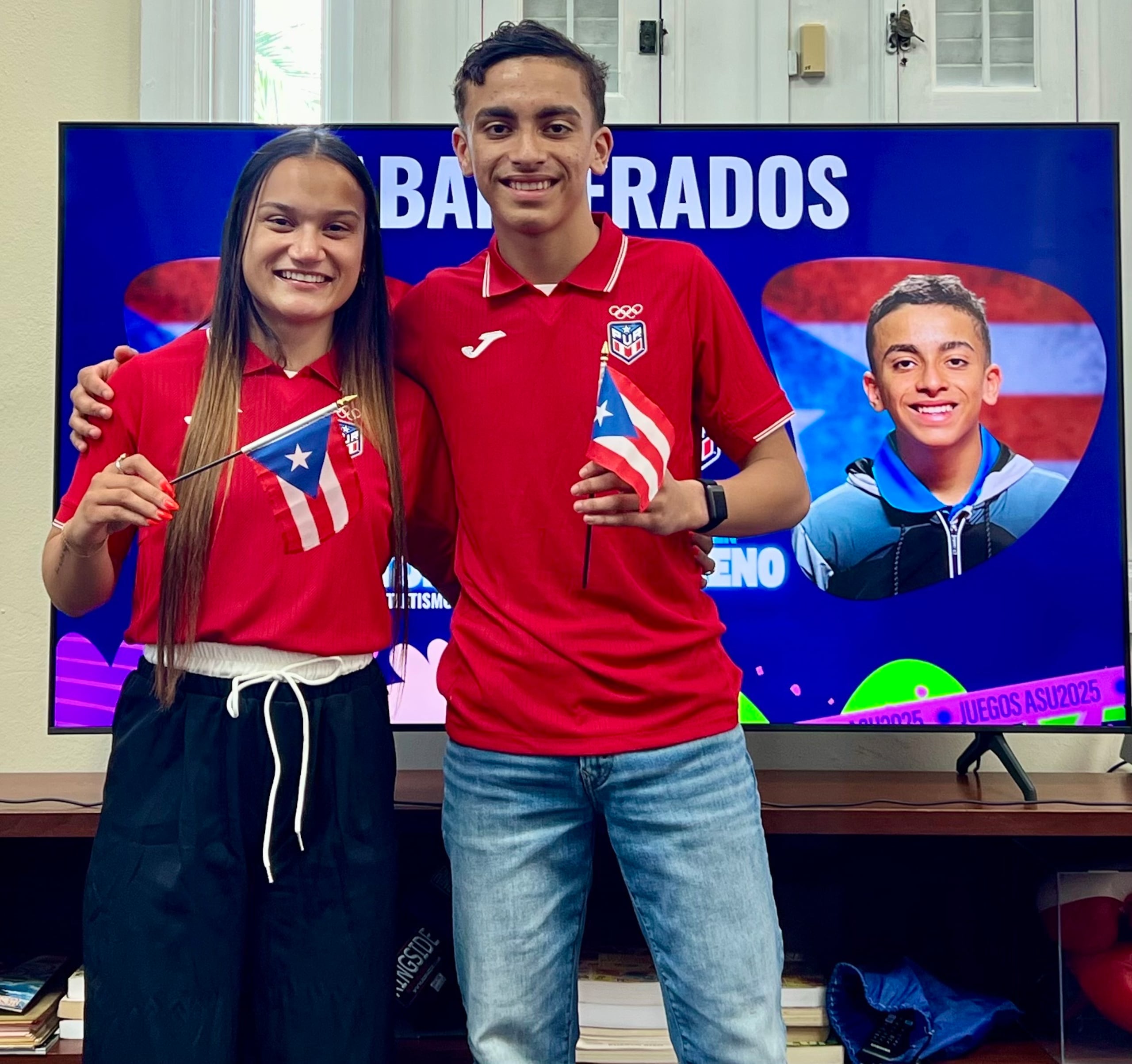 Gladymar Torres y Steven Moreno son los abanderados de Puerto Rico para Asunción 2025.