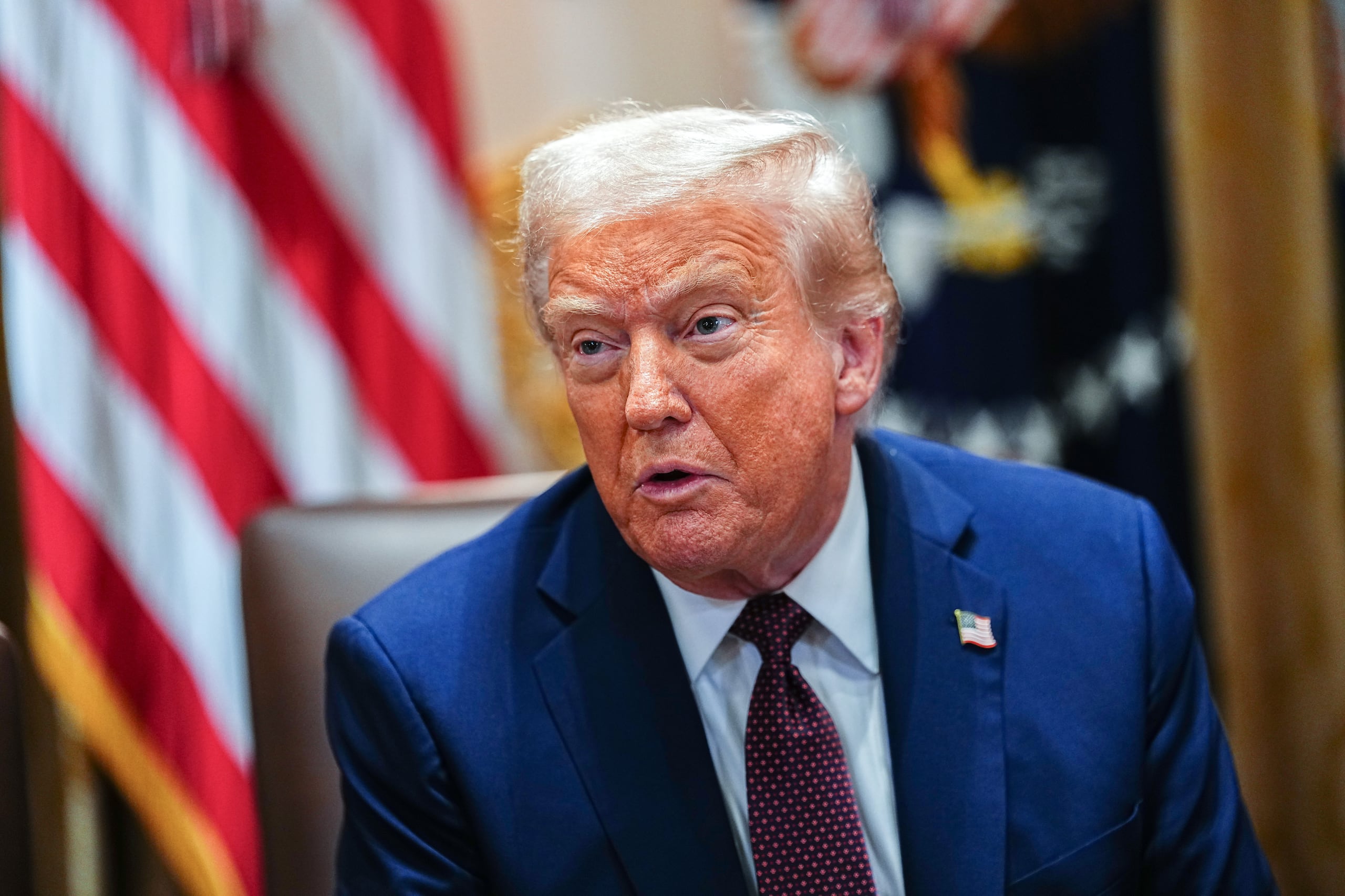 El presidente de Estados Unidos, Donald Trump. (EFE/EPA/AARON SCHWARTZ / POOL)