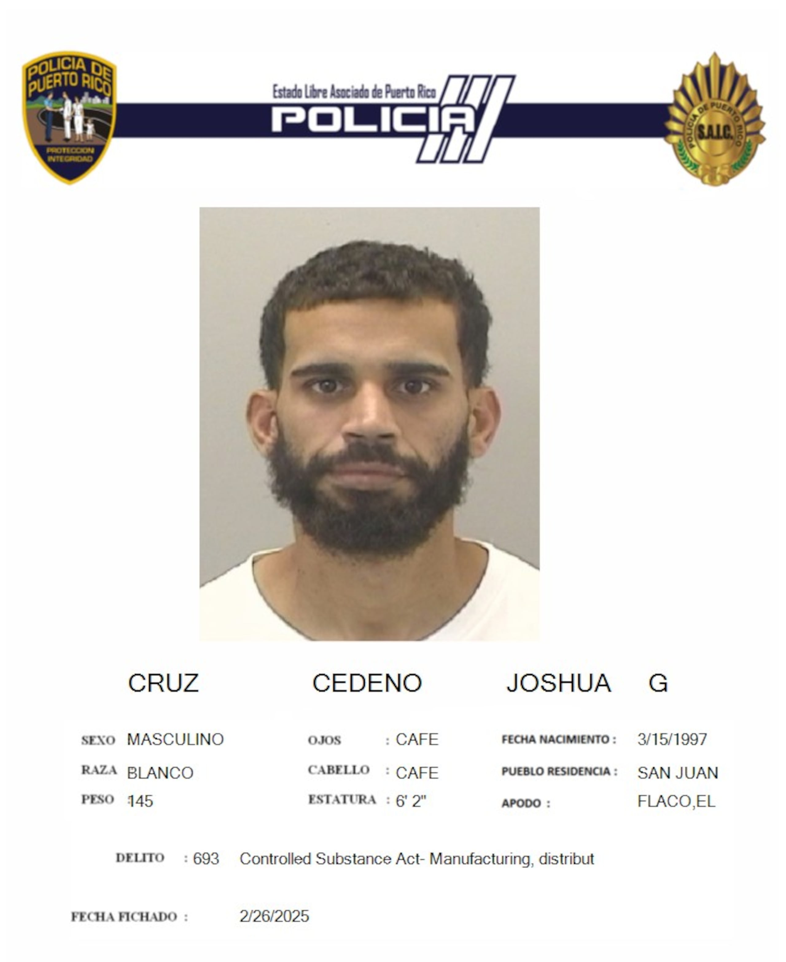 El cadáver de Joshua G. Cruz Cedeño, fue hallado frente al recinto de la Universidad de Puerto Rico, en Bayamón.
