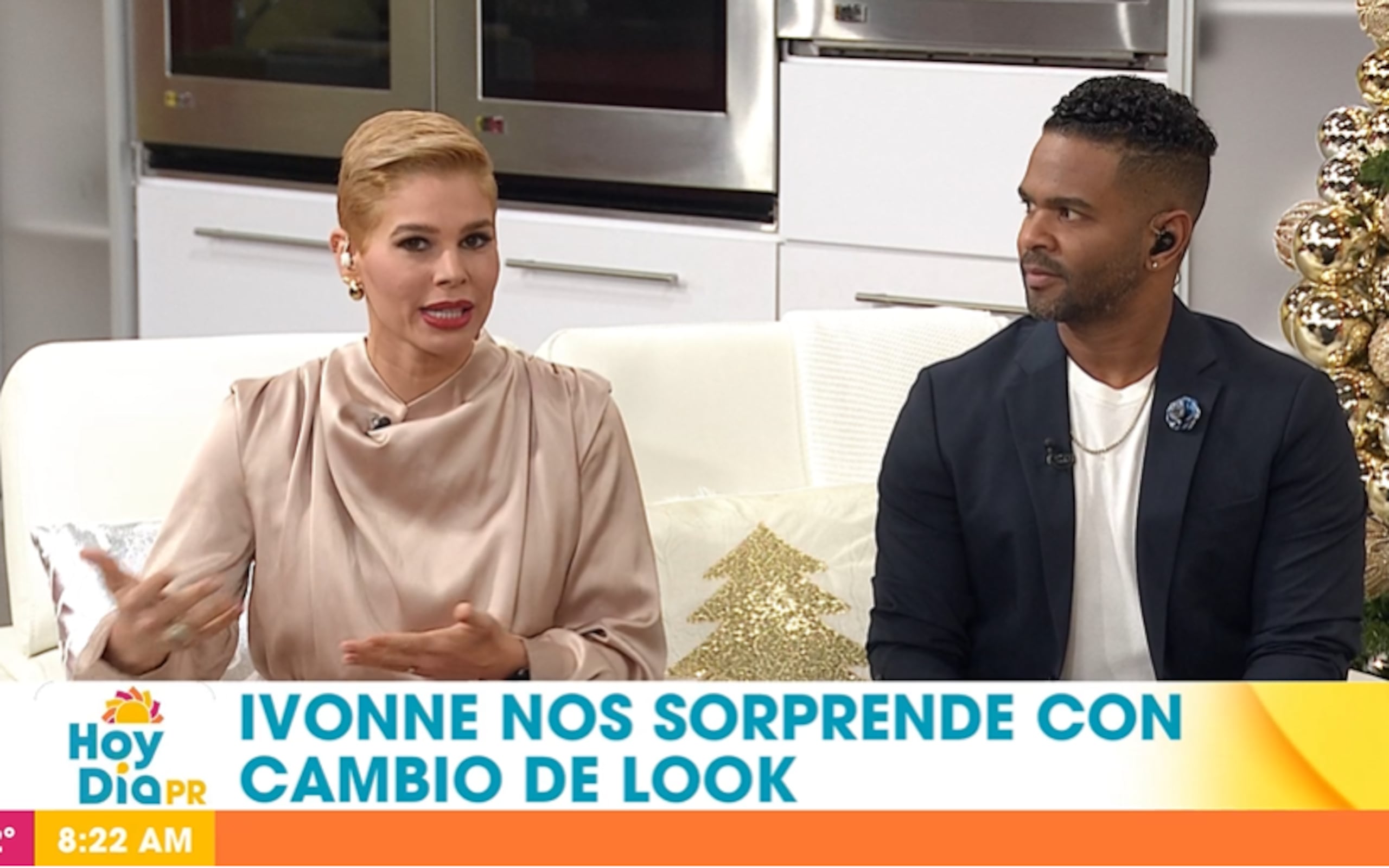 Ivonne Orsini con su cambio de "look".