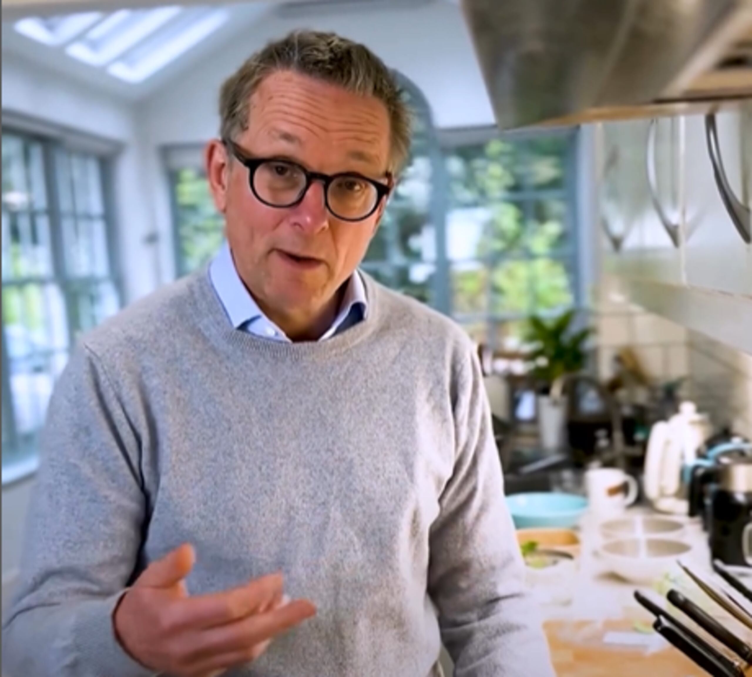 Michael Mosley (Fotocaptura video Instagram)