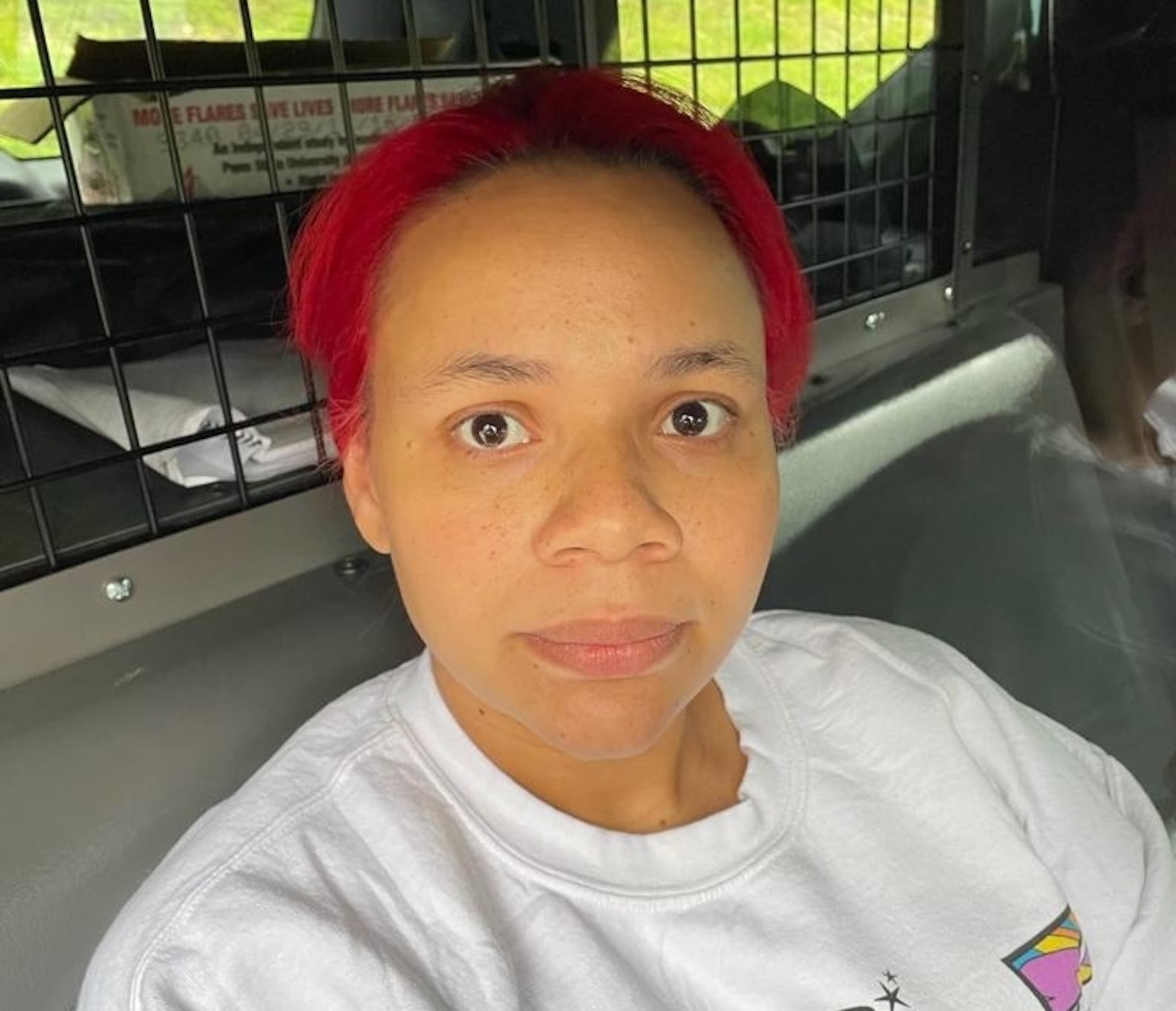 Laydie Ivonne Trinidad Apolinari se encuentra en su octavo mes de gestación.