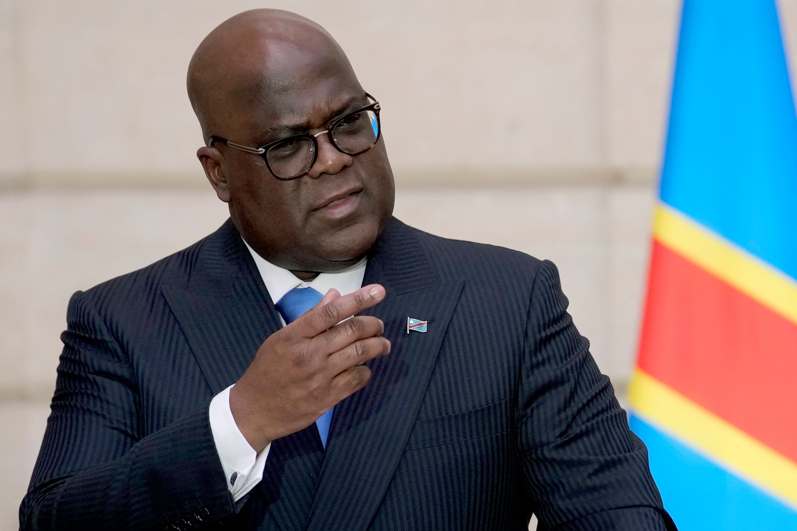 El presidente de la República Democrática del Congo, Felix Tshisekedi.