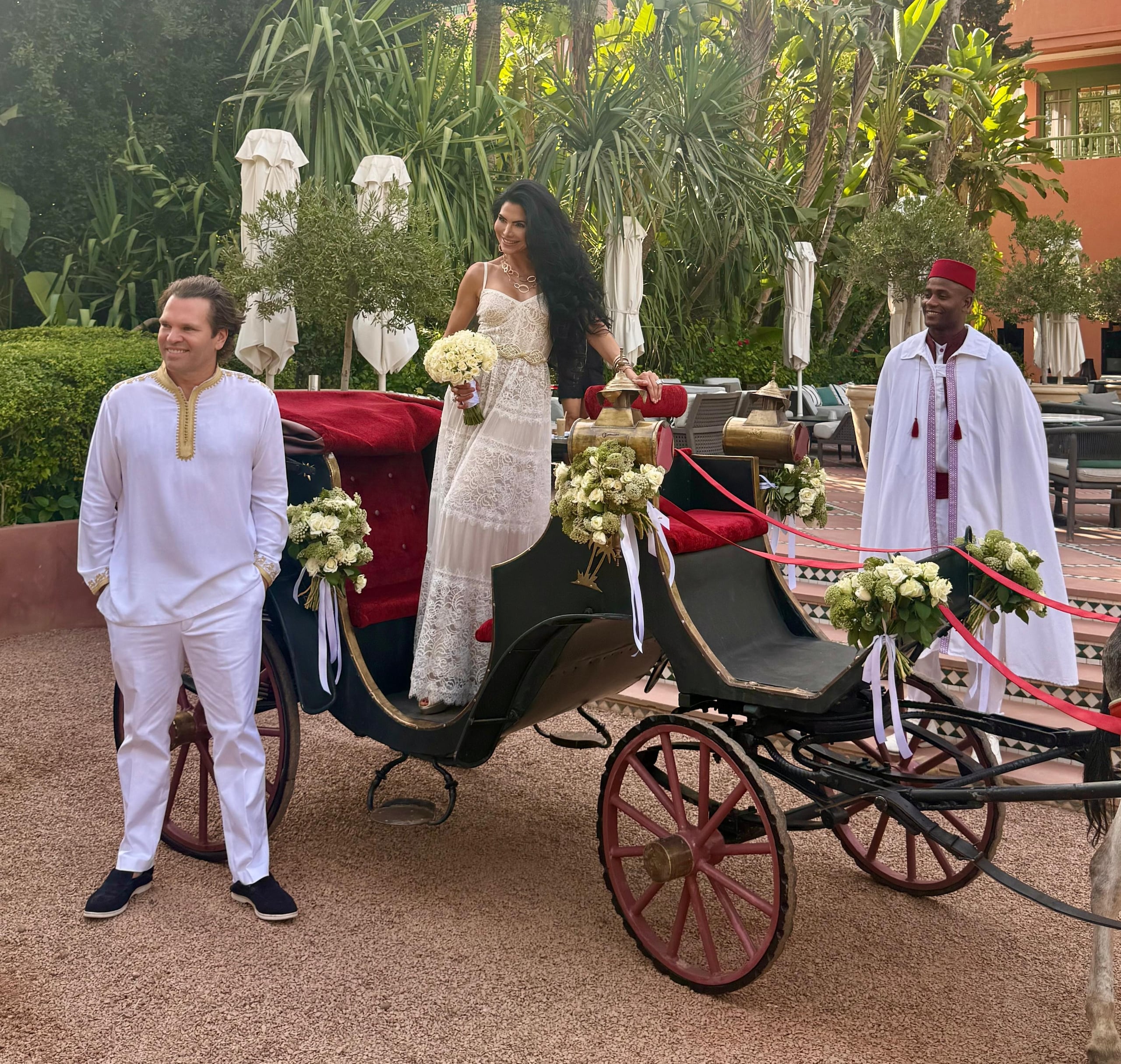 Joyce Giraud celebra su décima sexta boda.