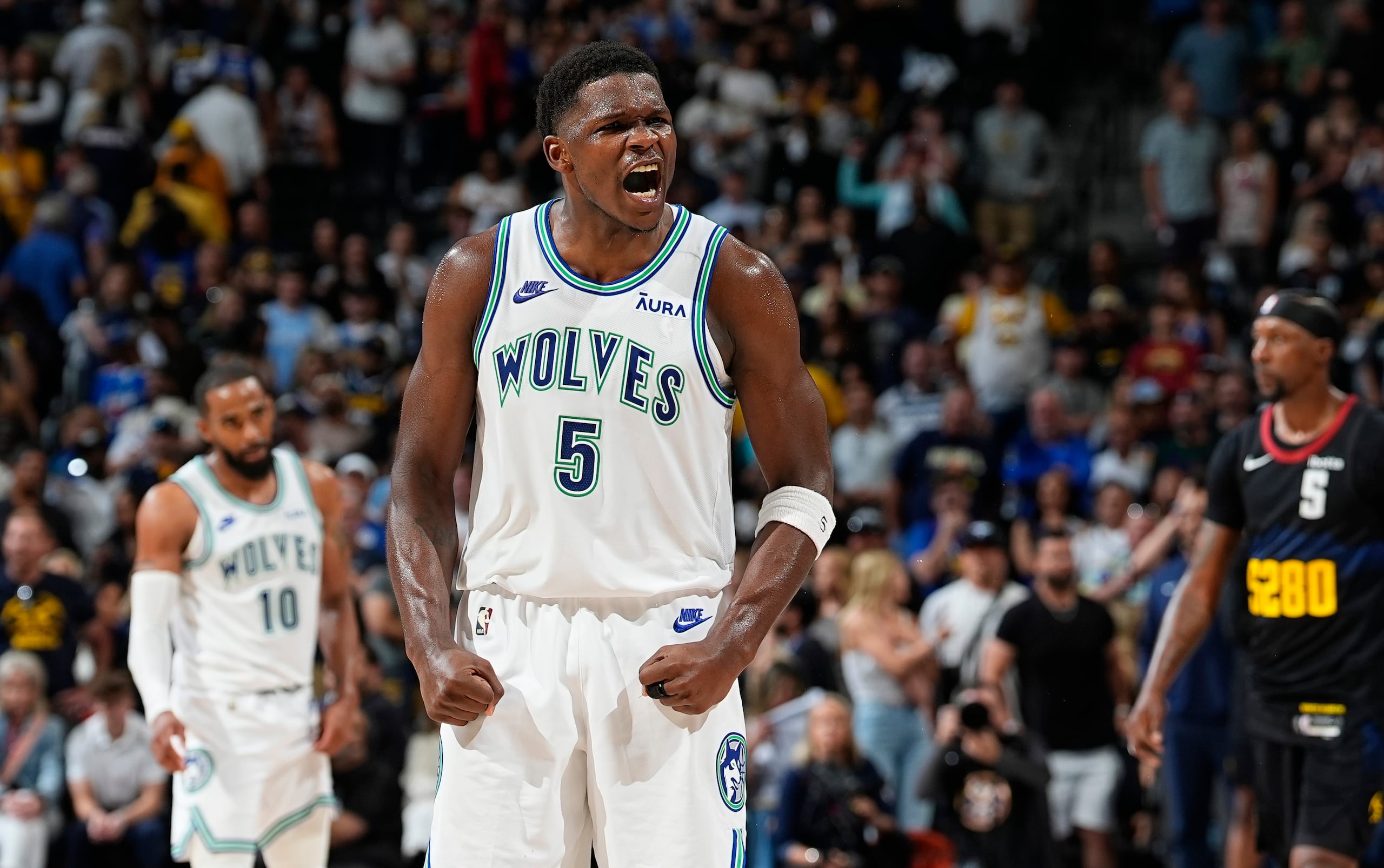 Anthony Edwards de los Timberwolves de Minnesota
