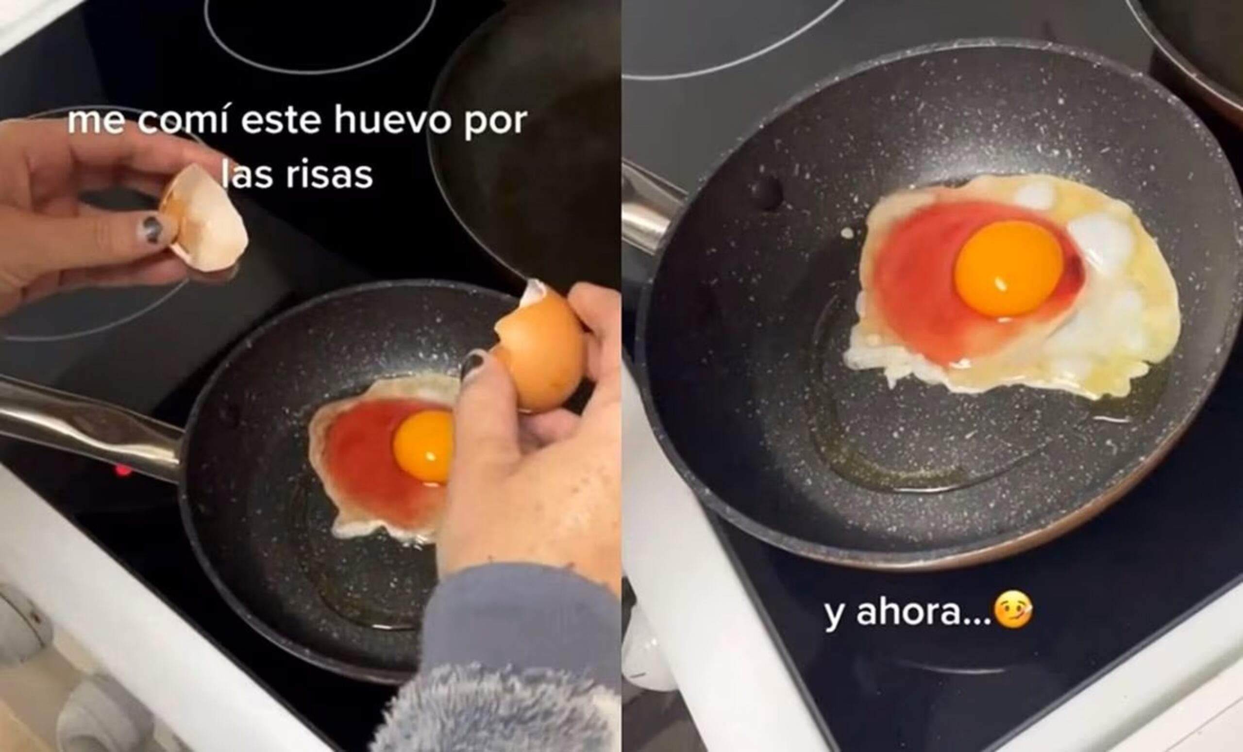 El huevo causó una infección grave al hombre que lo comió.