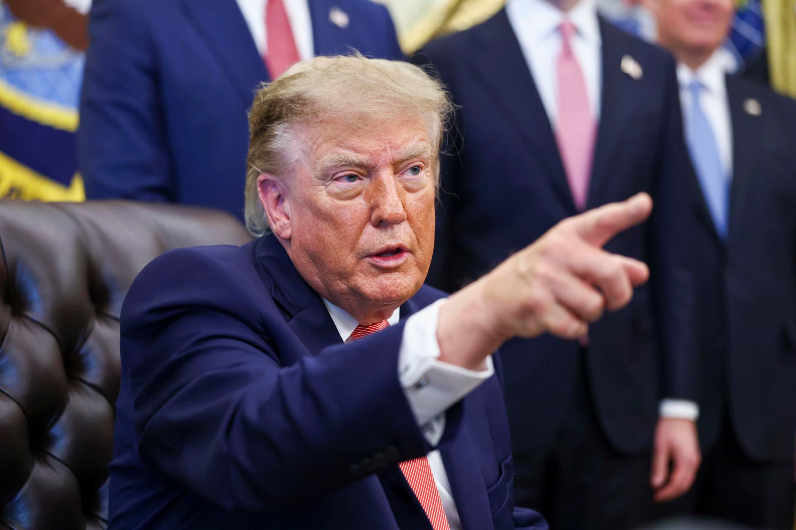 Fotografía del presidente de Estados Unidos, Donald Trump. EFE/Jim Lo Scalzo
