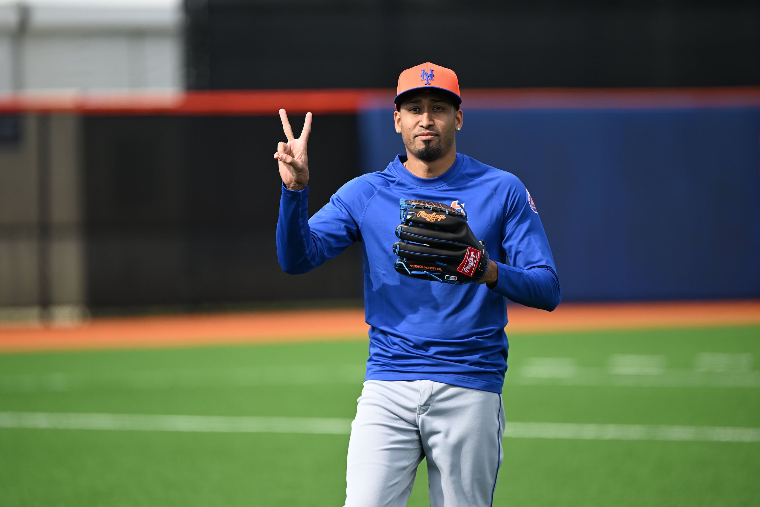 Edwin "Sugar" Díaz se ha visto listo en la primavera para poner a sonar las trompetas en Nueva York.