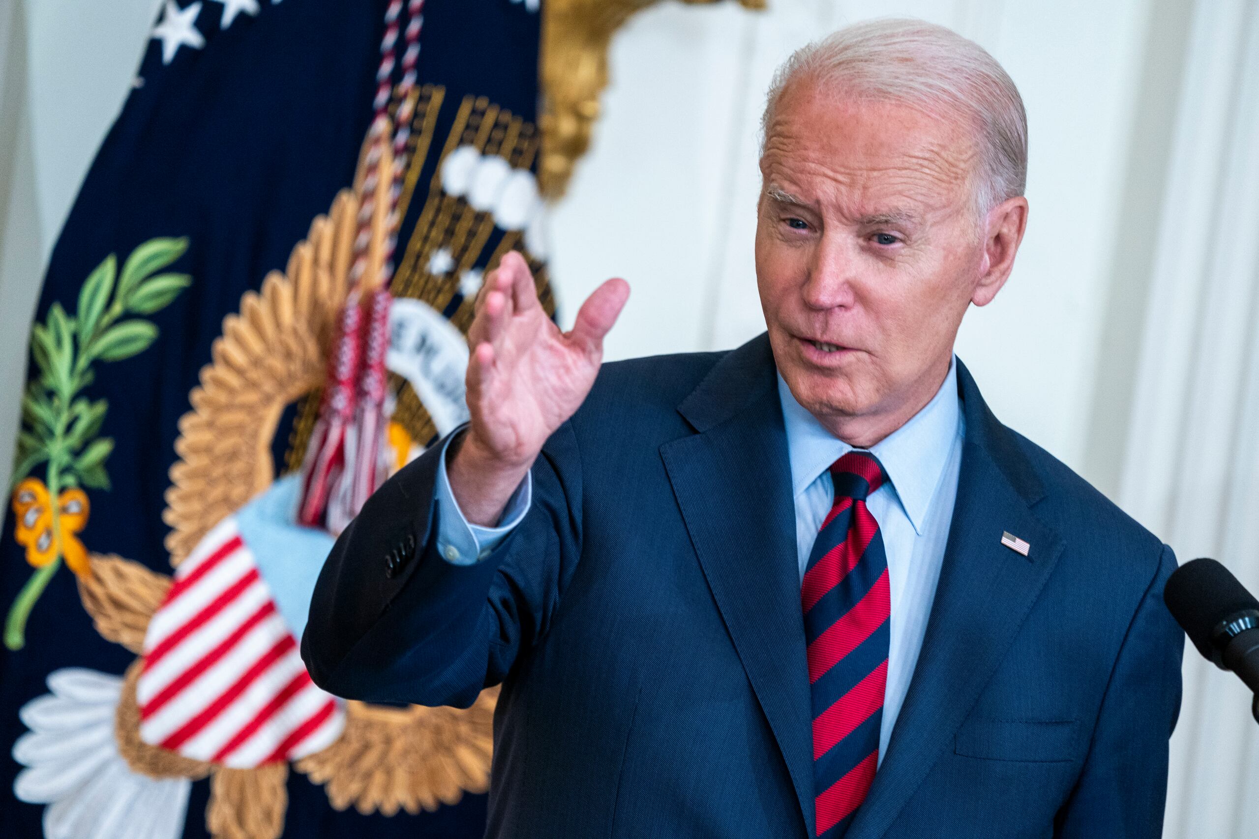 El presidente de Estados Unidos, Joe Biden. (EFE/EPA/SHAWN THEW)