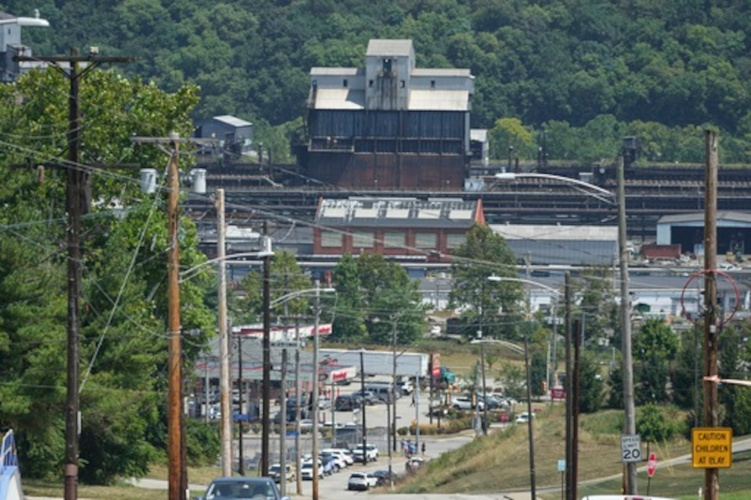 Vista de Clairton Coke Works en Pensilvania.