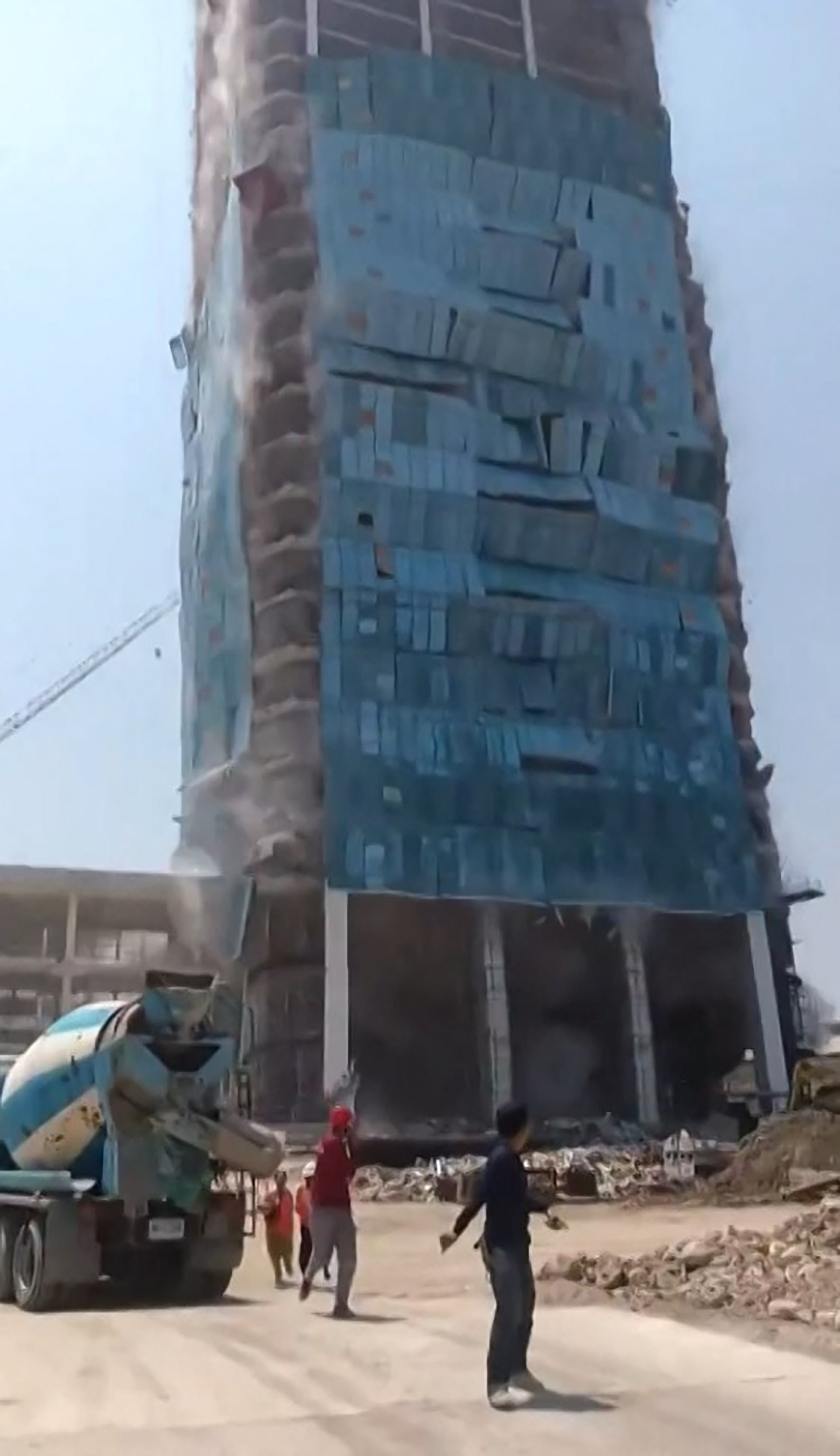 Colapso edificio en Tailandia
