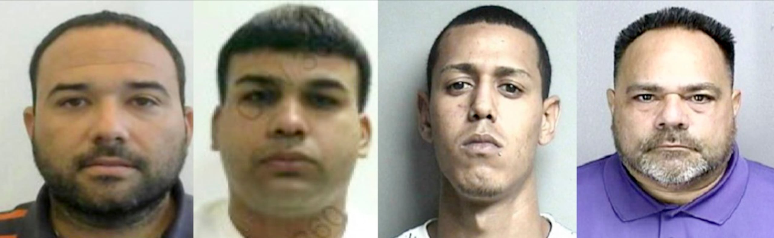 Los fugitivos identificados como David A. Rodríguez Martín, Rogelio Rivera Dumas, Joseph Rivera Báez y Roberto Rodríguez Cancel, son buscados por un esquema de pago ilegal de multas.