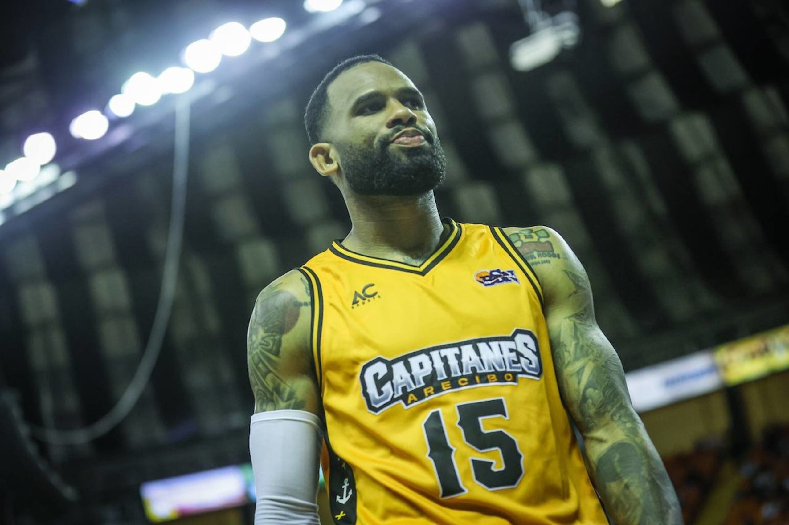 El veterano armador Walter Hodge Jr. durante la pasada temporada con los Capitanes de Arecibo.