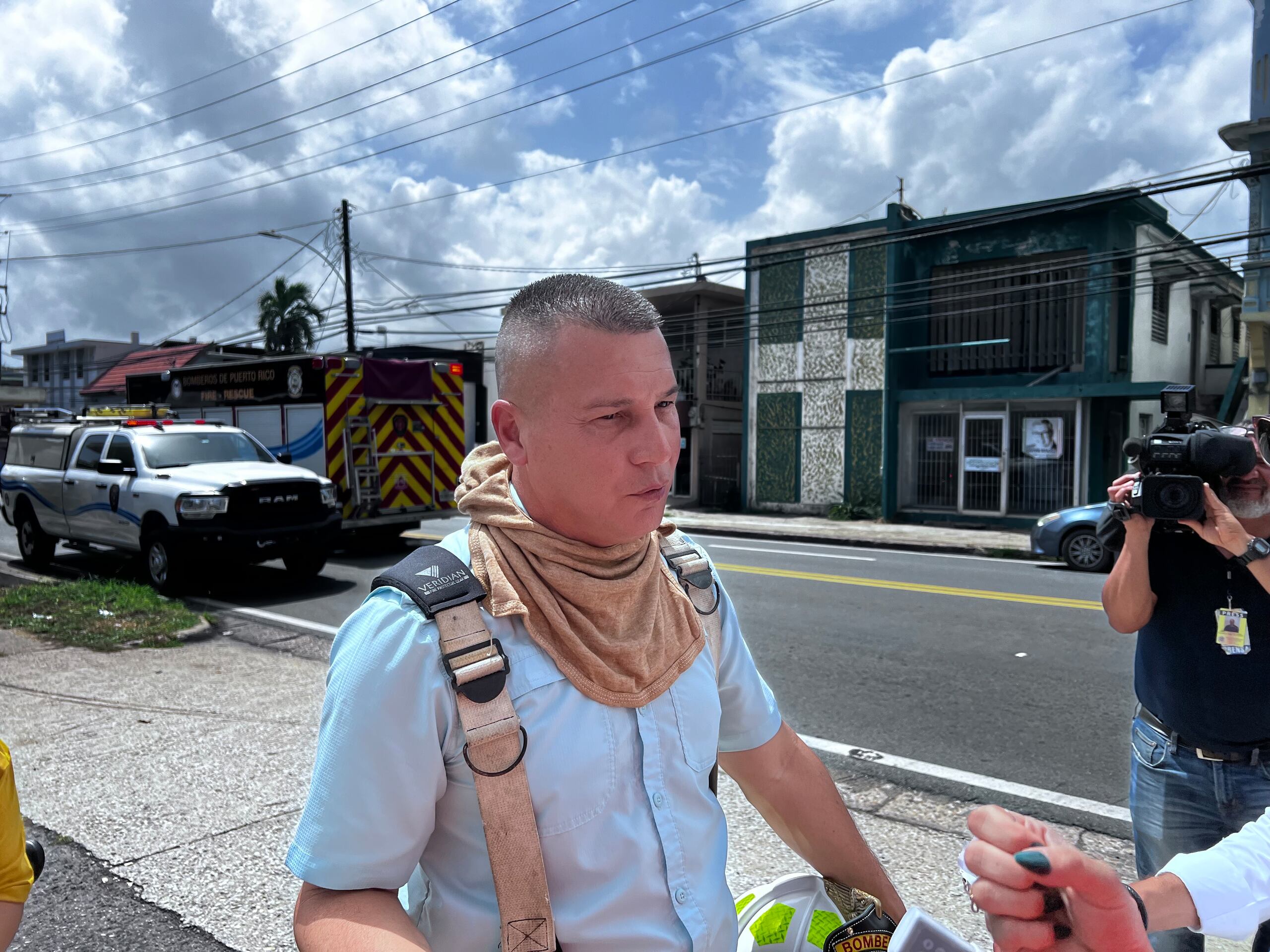 El comisionado del Negociado de Bomberos, Marcos Concepción Tirado