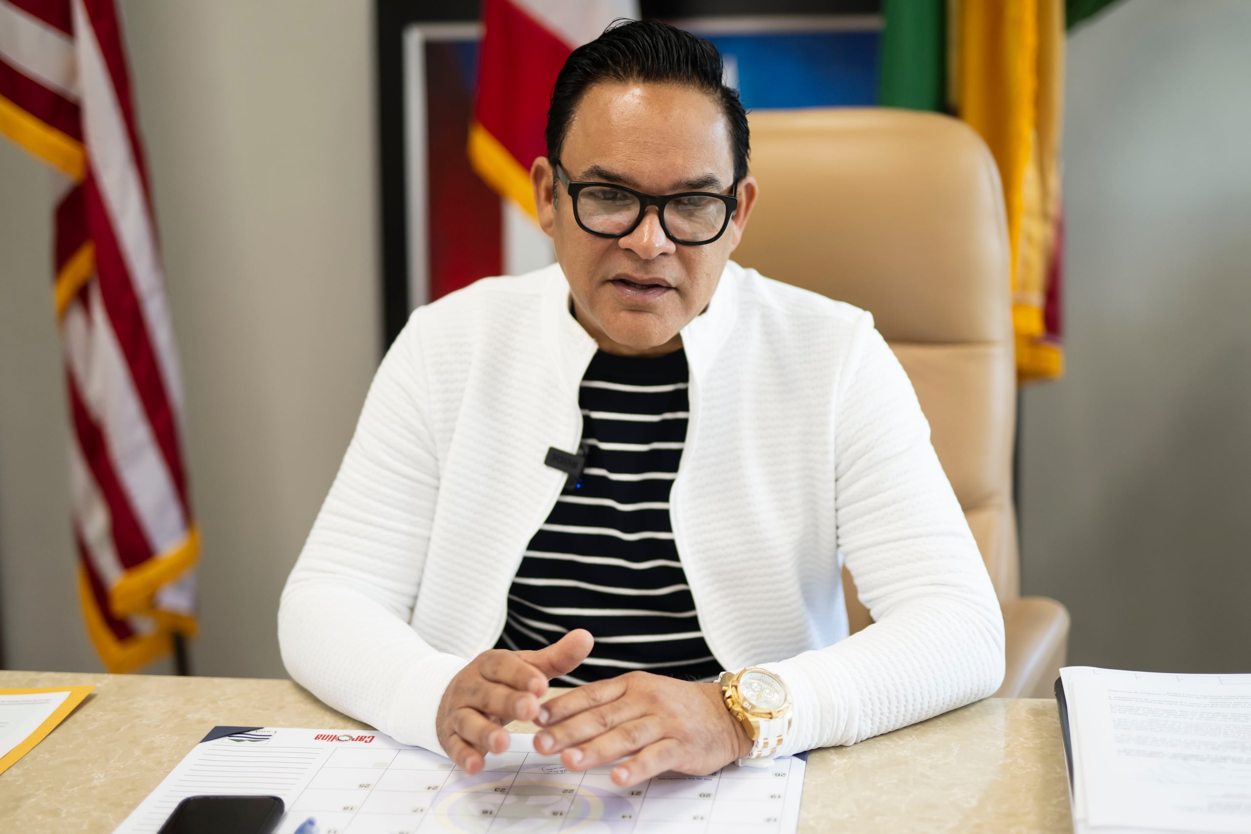 El alcalde de Humacao, Julio Geigel