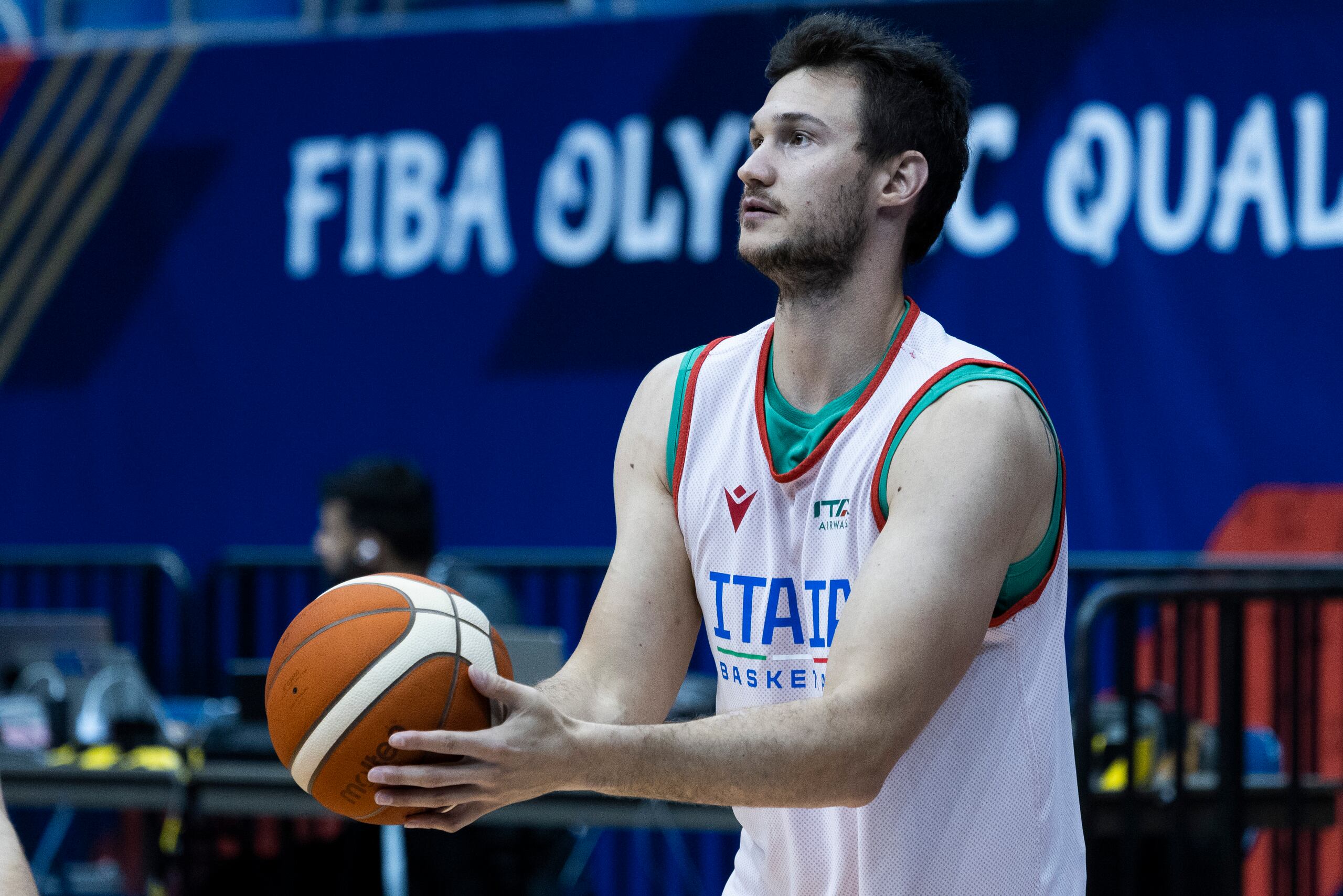 Danilo Gallinari jugó con Italia en el Repechaje Olímpico, celebrado el pasado verano en el Coliseo de Puerto Rico José Miguel Agrelot.