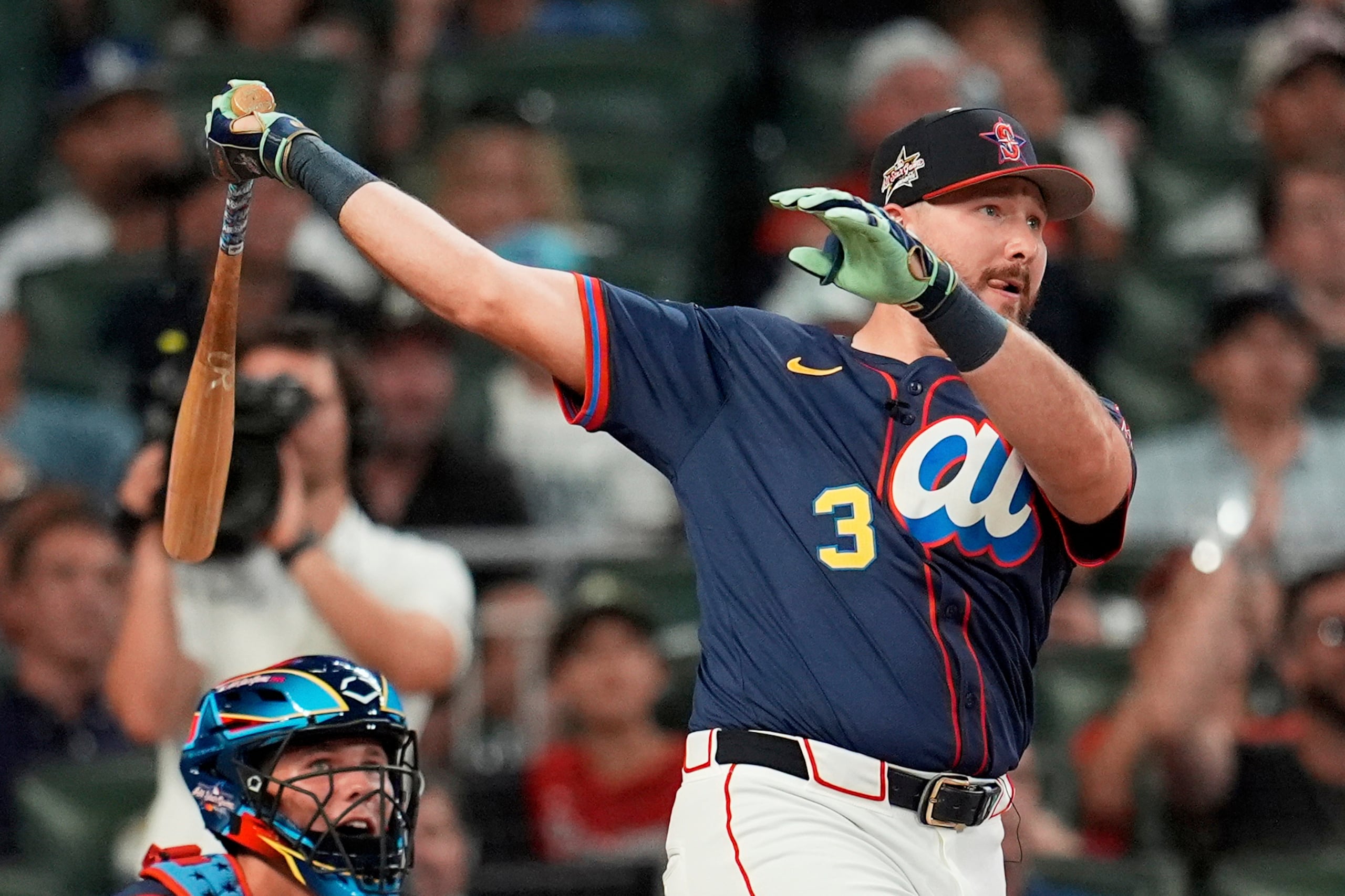Cal Raleigh, de los Mariners de Seattle.