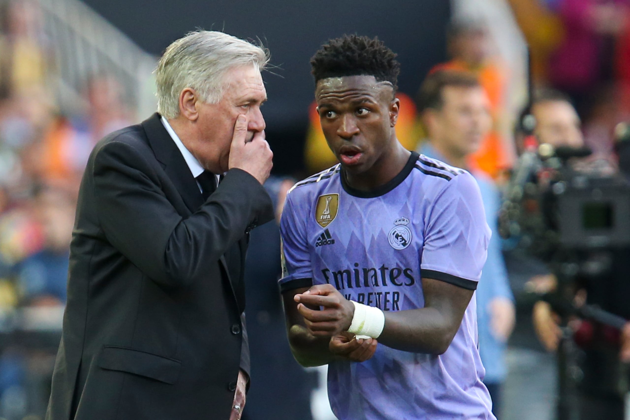 Carlo Ancelotti seguirá dirigiendo a Vinicius Junior pero ahora en la selección de Brasil.