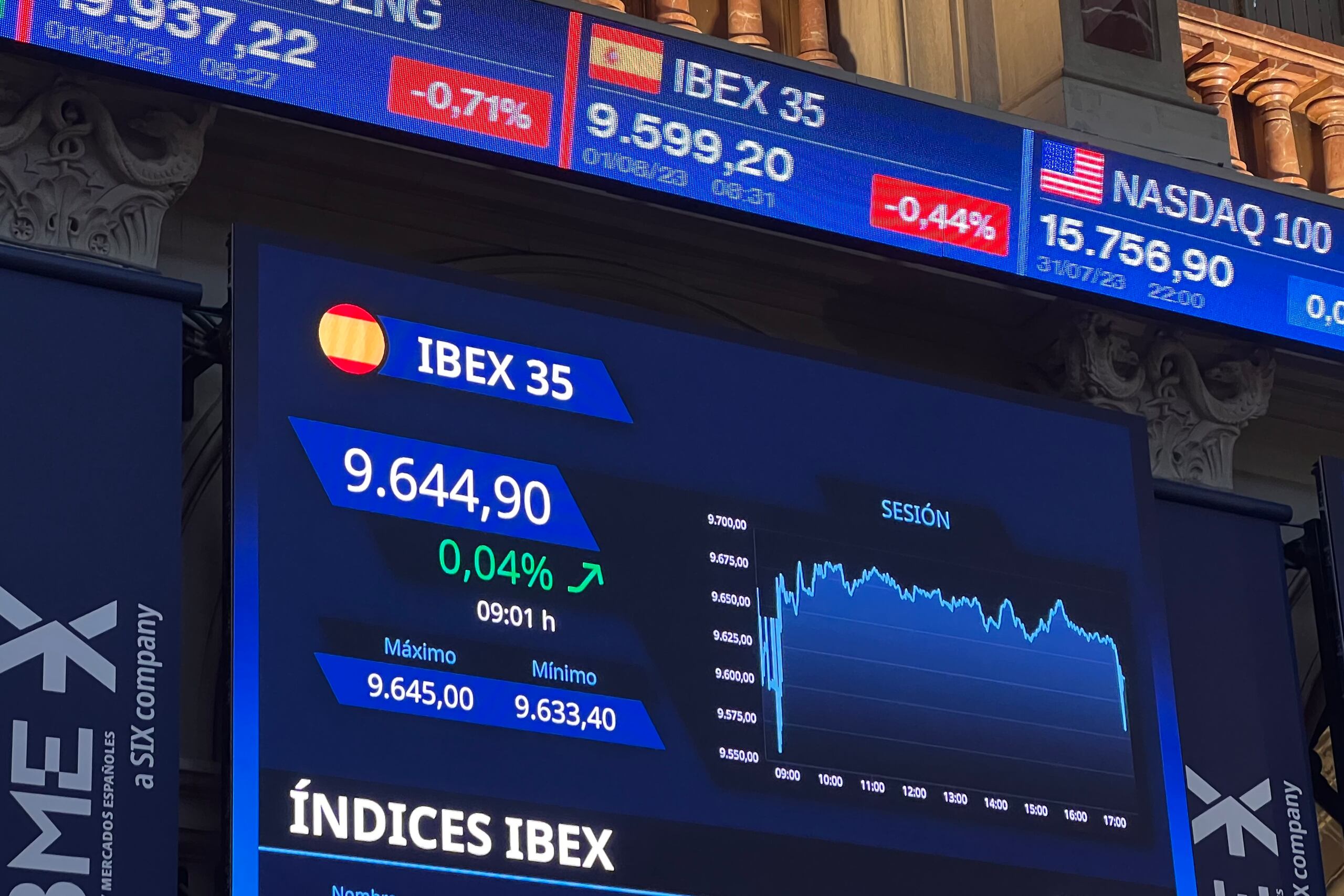 Aunque la degradación del crédito de Estados Unidos se produjo el martes, los mercados bursátiles ya habían cerrado por lo que los efectos se reflejaron en la jornada del miércoles.