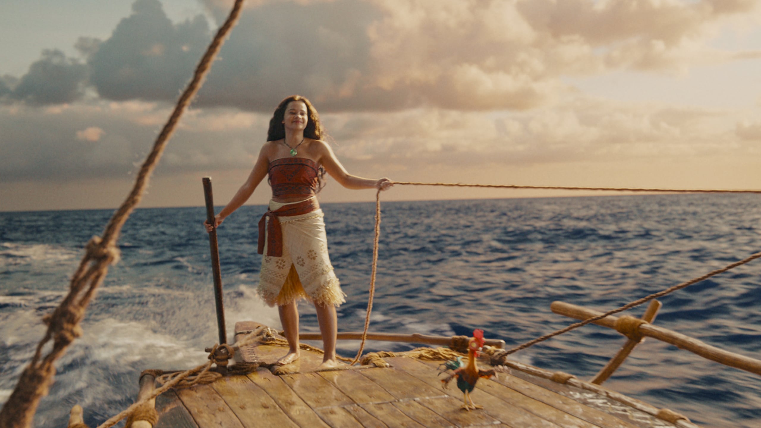 Catherine Laga'aia encarna al personaje titular en la nueva versión de "Moana".
