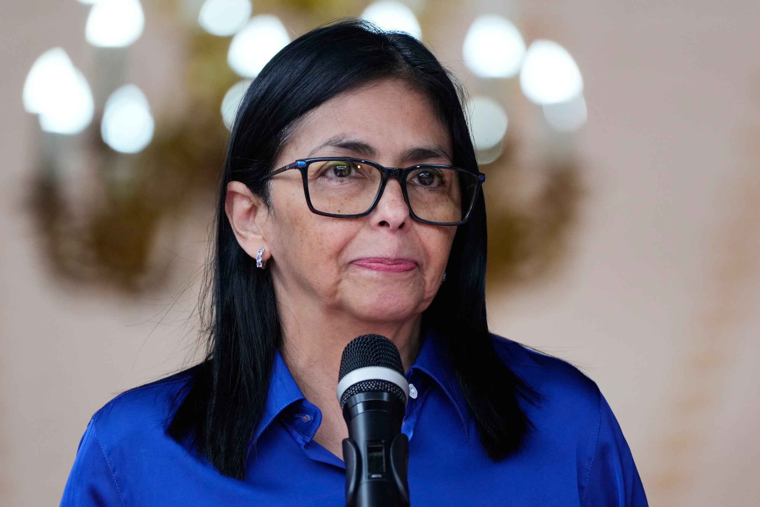Venezuela's acting president, Delcy Rodríguez.