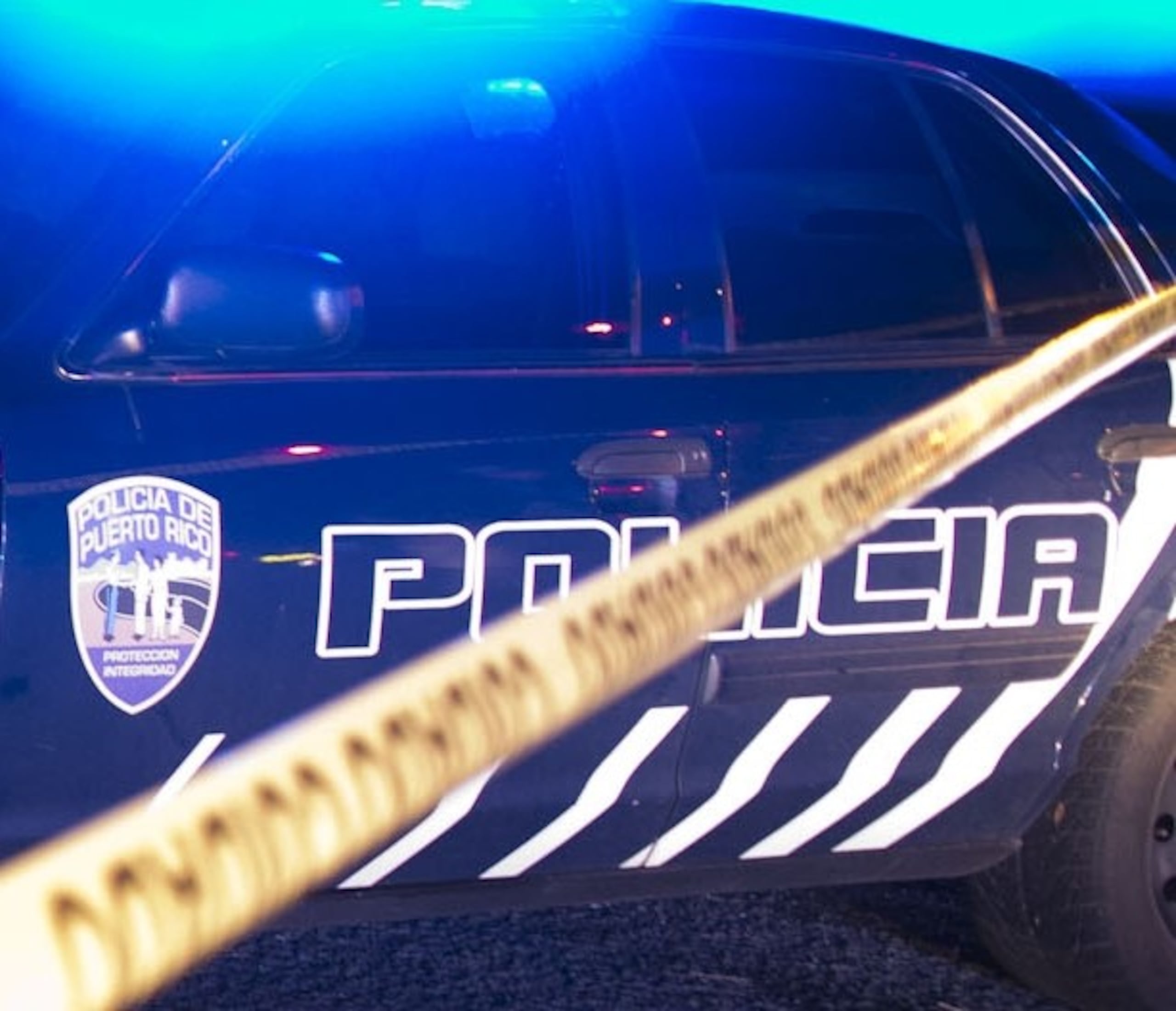 Una patrulla de la Policía de Puerto Rico en una escena.