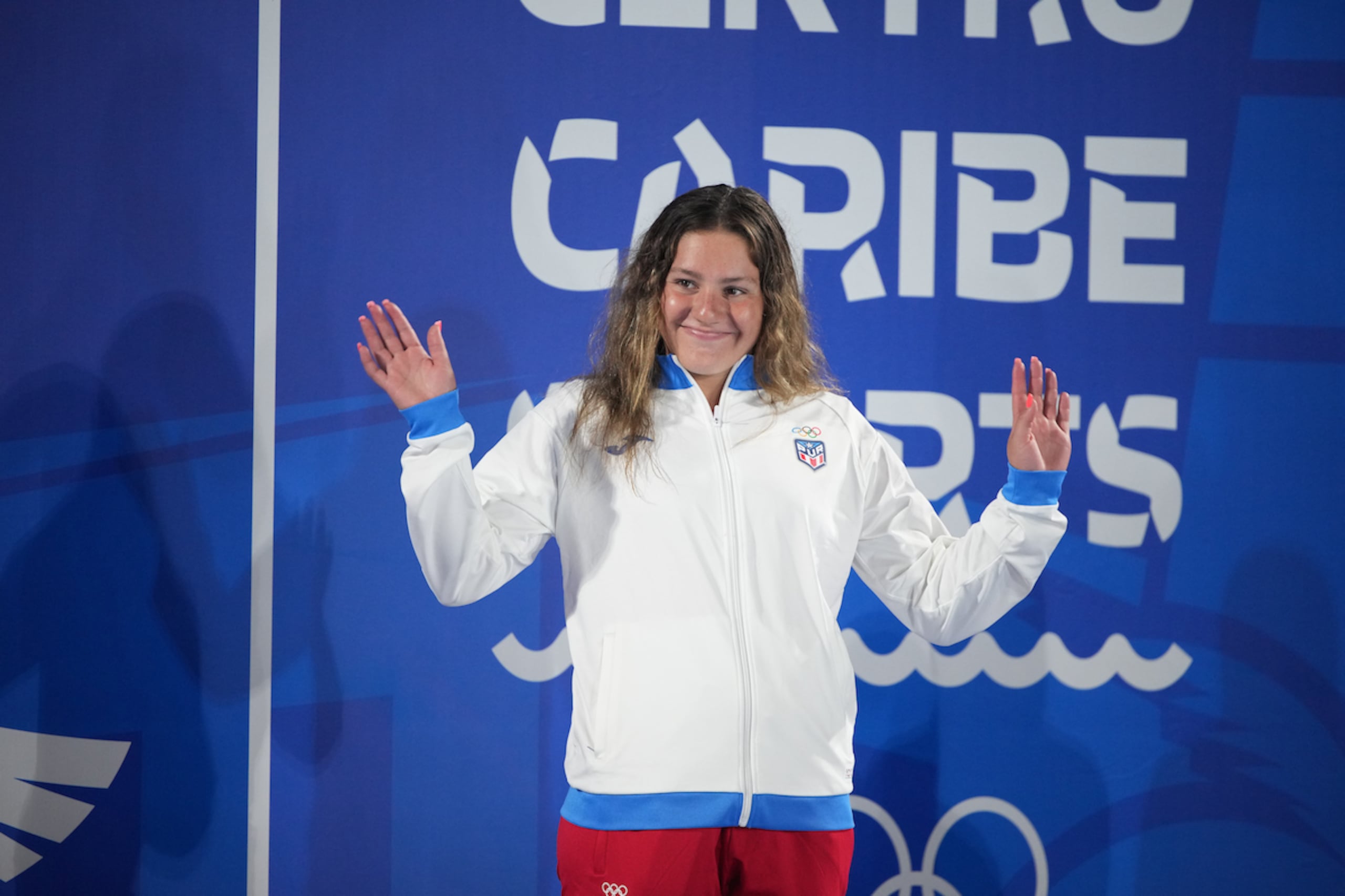 Lucianna Gutiérrez tras ganar la medalla de oro en los Juegos Centroamericanos y del Caribe Santo Domingo 2026.