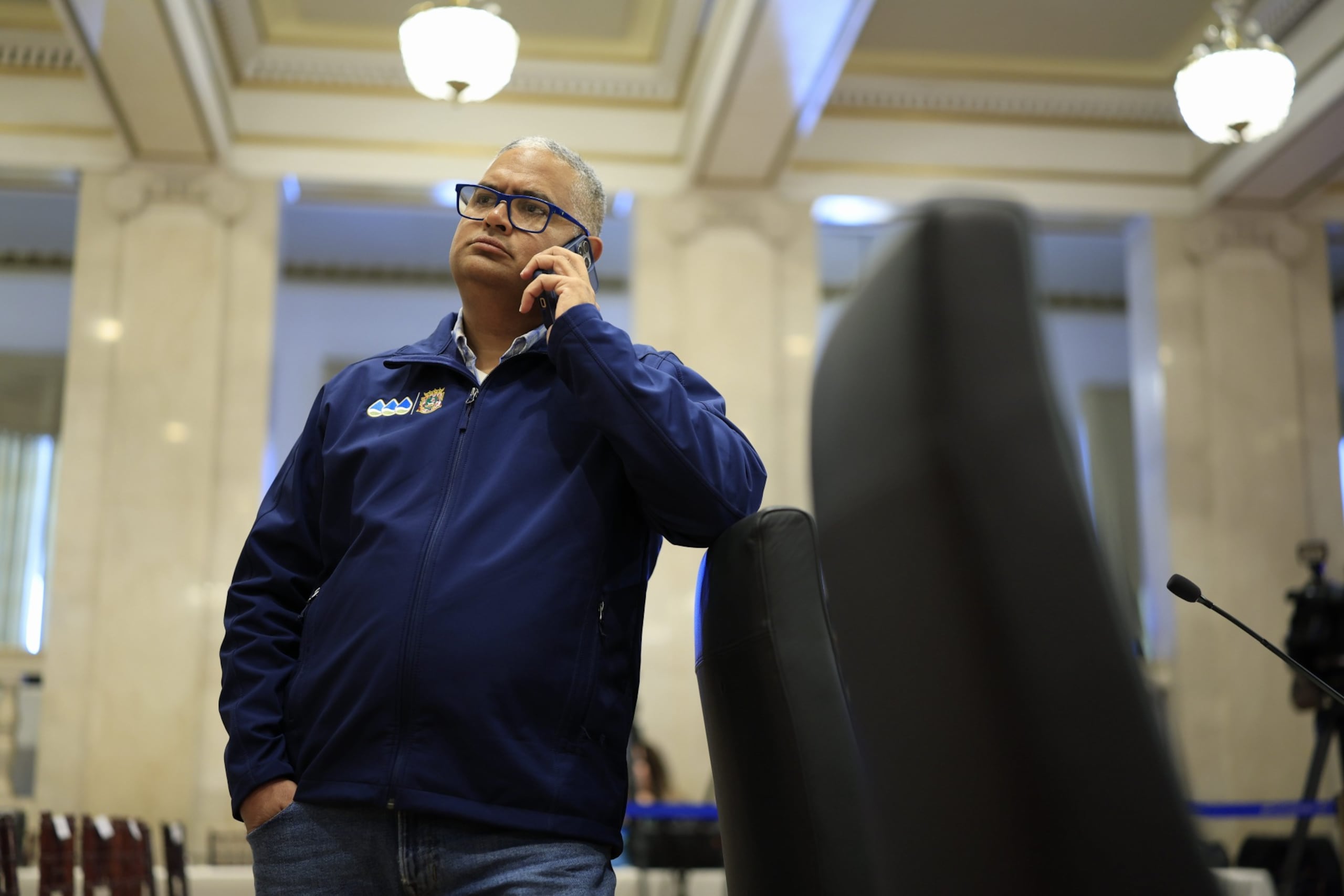 San Juan, Puerto Rico, Junio 17, 2026 - PR HOY - Capitolio - FOTOS para ilustrar una historia sobre una vista de la Comisión Total Especial del Senado para que Luis González Delgado (presidente de la Autoridad de Acueductos y Alcantarillados - AAA) rinda cuentas sobre las constantes interrupciones en el suministro de agua, que han provocado una crisis en comunidades de varios municipios de la zona metropolitana. EN LA FOTO Gonzalez durante la vista.
FOTO POR: tonito.zayas@gfrmedia.com
Ramon " Tonito " Zayas / GFR Media