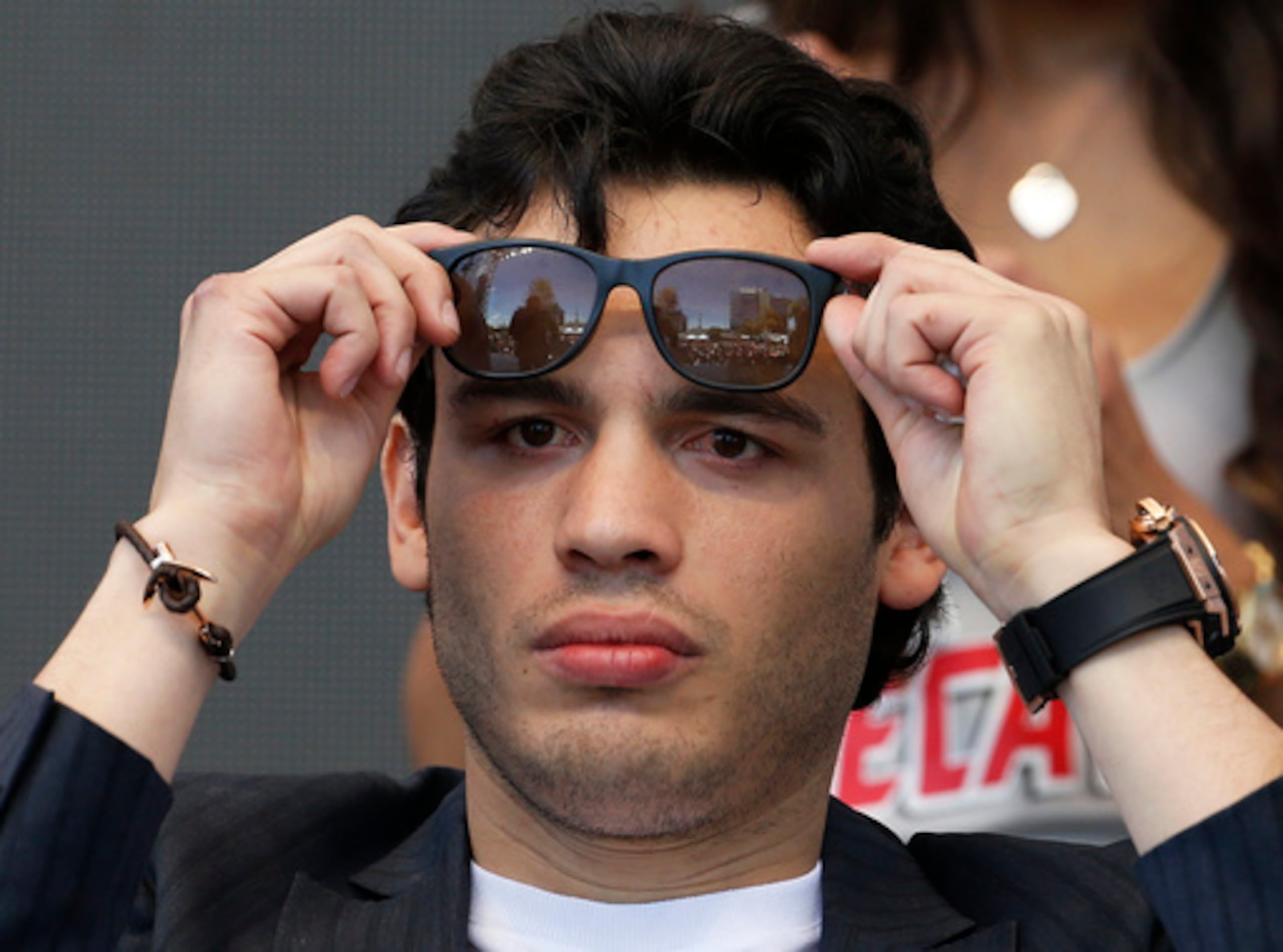 Boxeador mexicano Julio César Chávez Jr. en México, 2017.