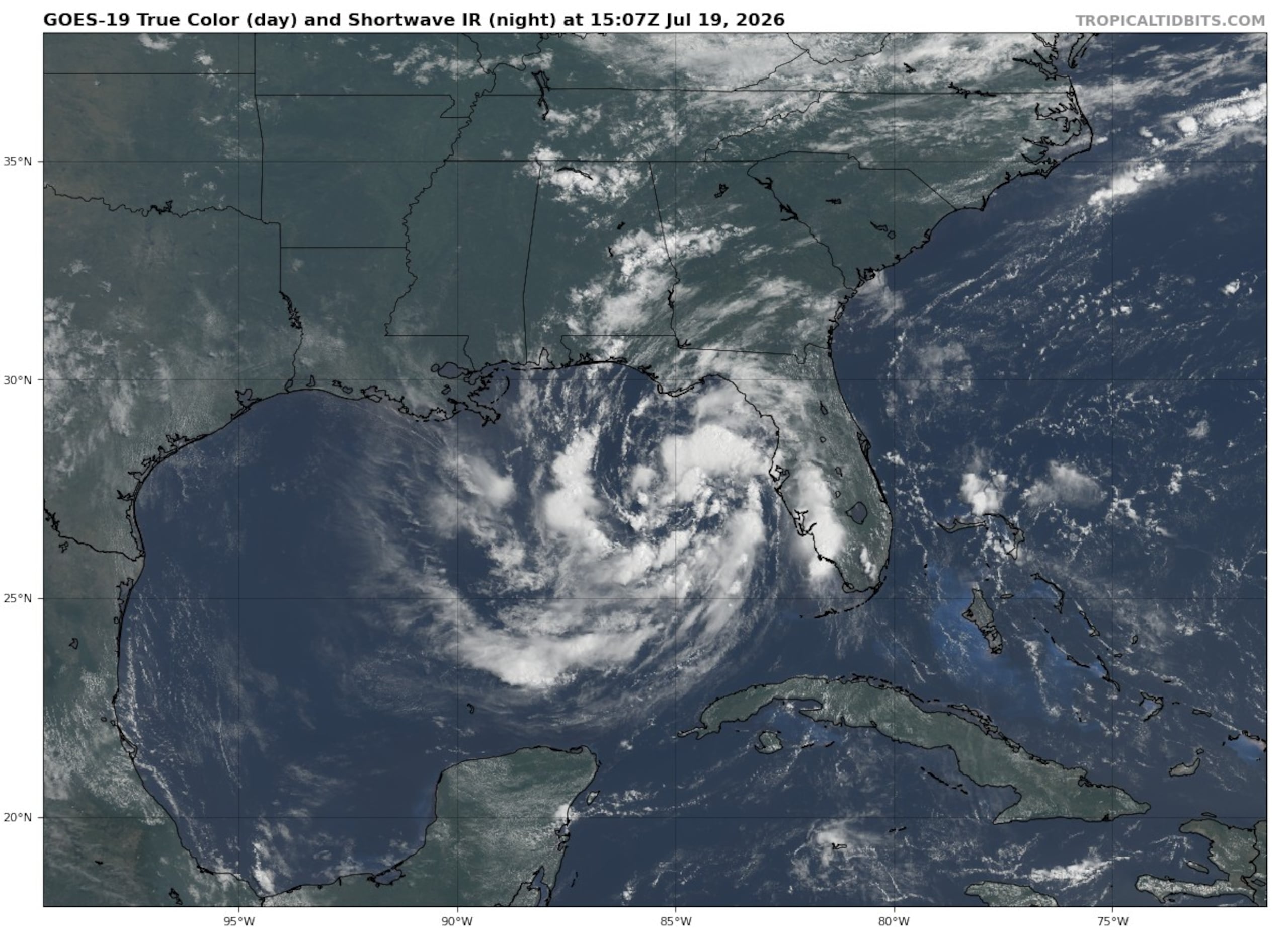 La depresión tropical dos tiene vientos de 30 mph y se espera que se convierta en tormenta. (NOAA)