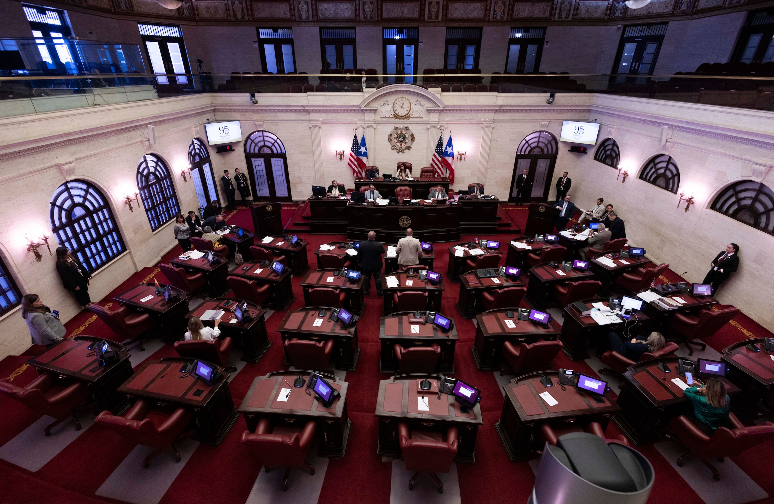 Hemicilo del Senado.