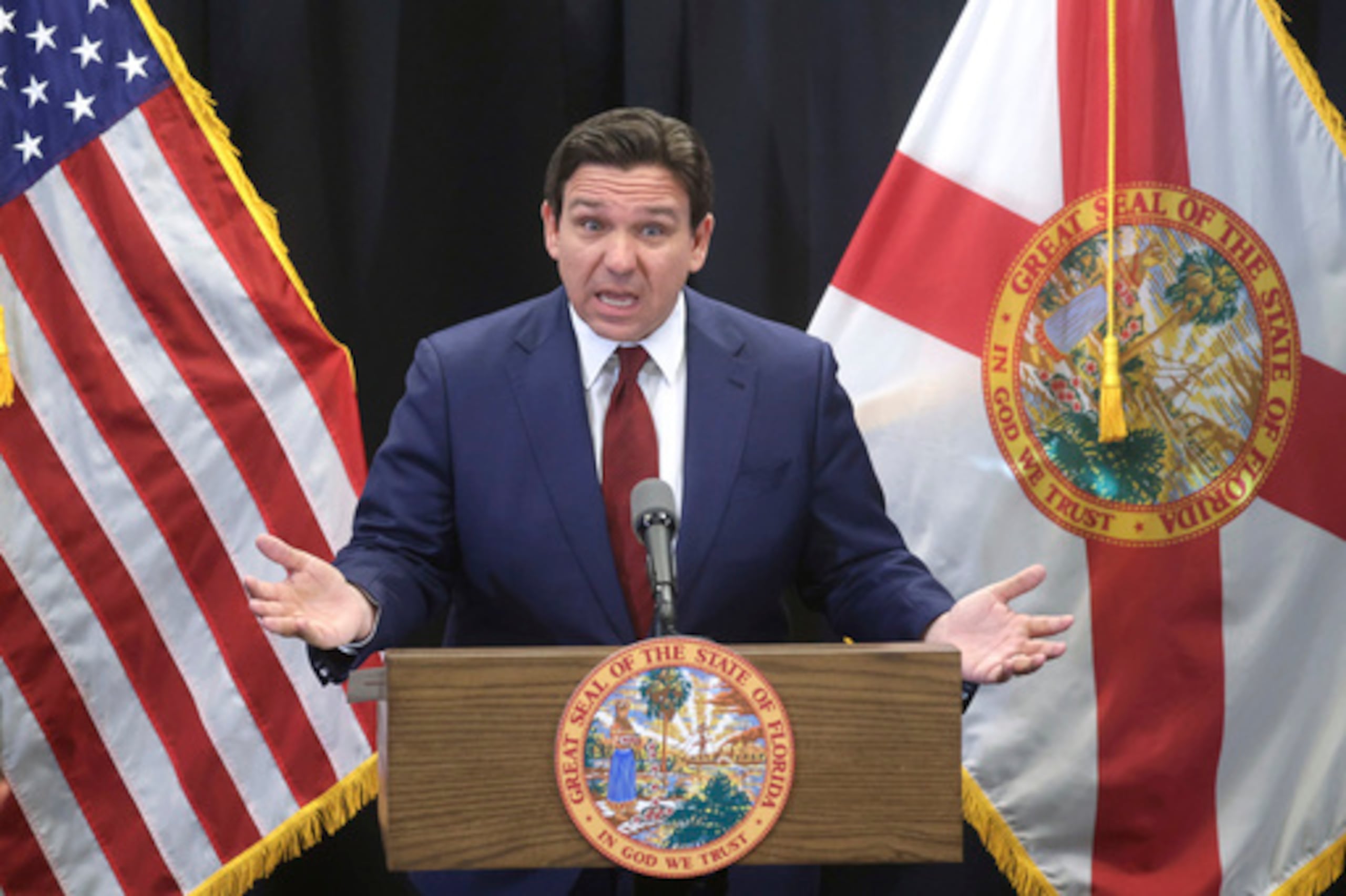 El gobernador de Florida, Ron DeSantis.