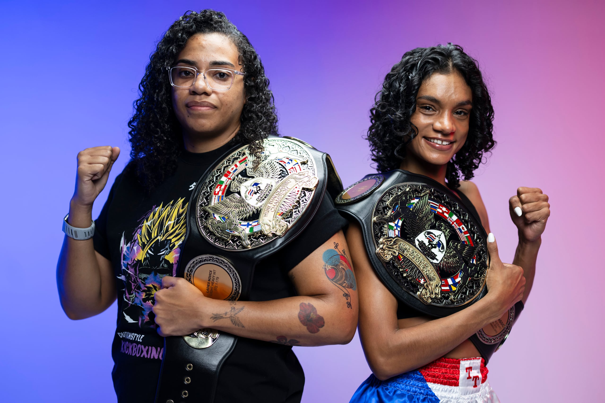 Sara Marrero (derecha) y Ruth Colón se coronaron campeonas en sus respectivas categorías en el evento que se llevó a cabo en junio pasado.