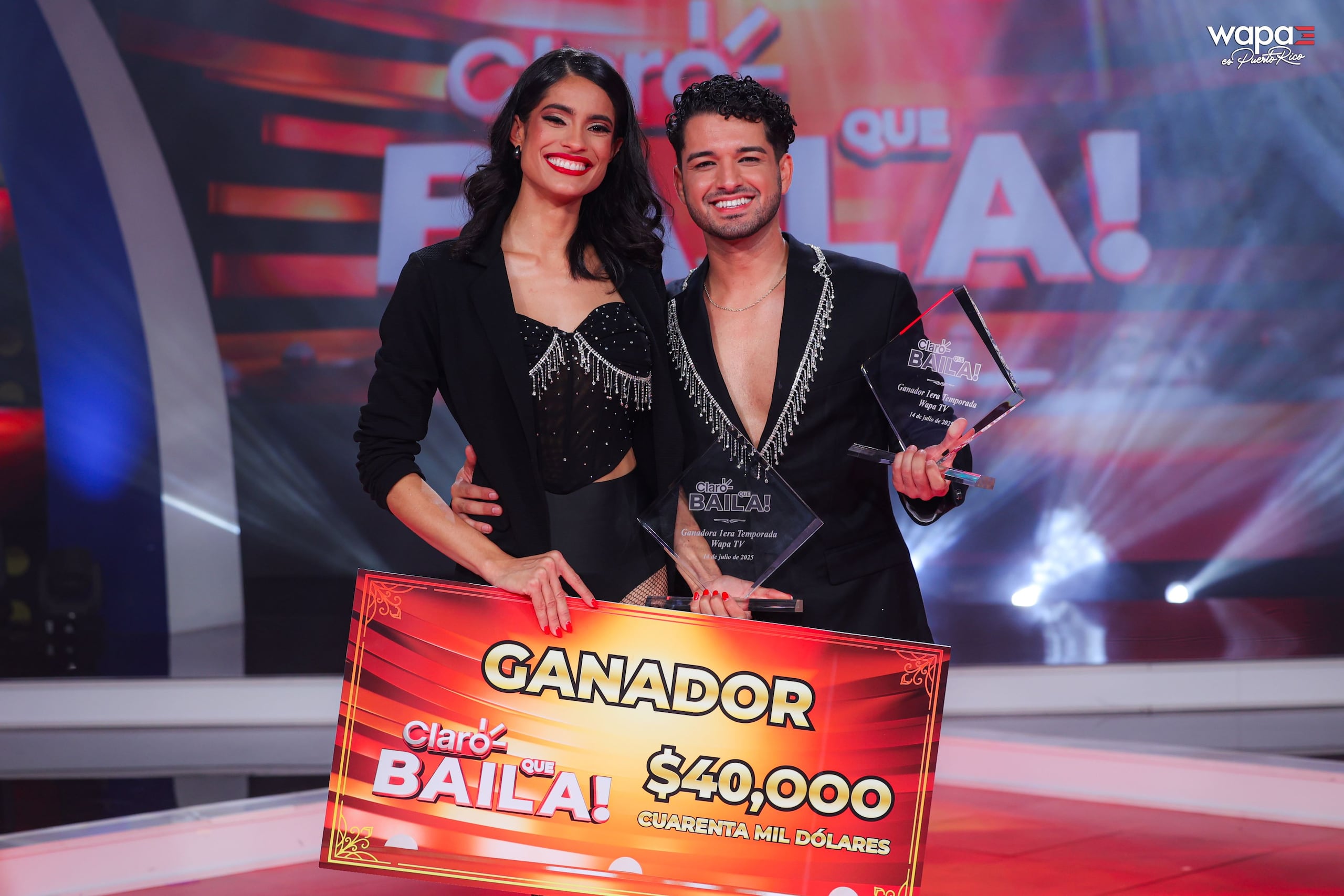 Karla Guilfú Acevedo y José Cancel se colocan como los ganadores de la primera edición de la competencia de baile de Wapa TV.