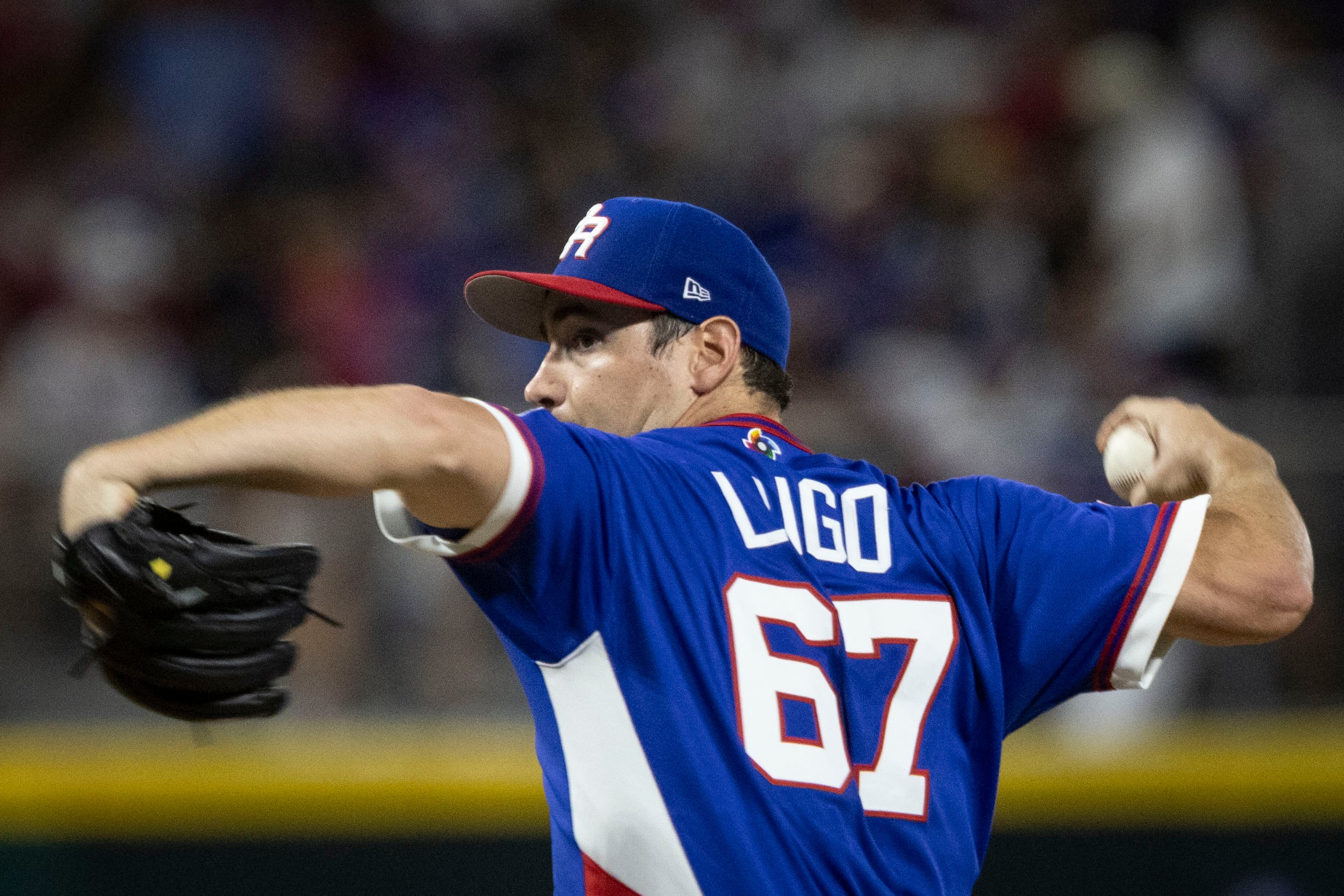 Seth Lugo durante su salida ante Colombia en el Clásico Mundial de Béisbol.