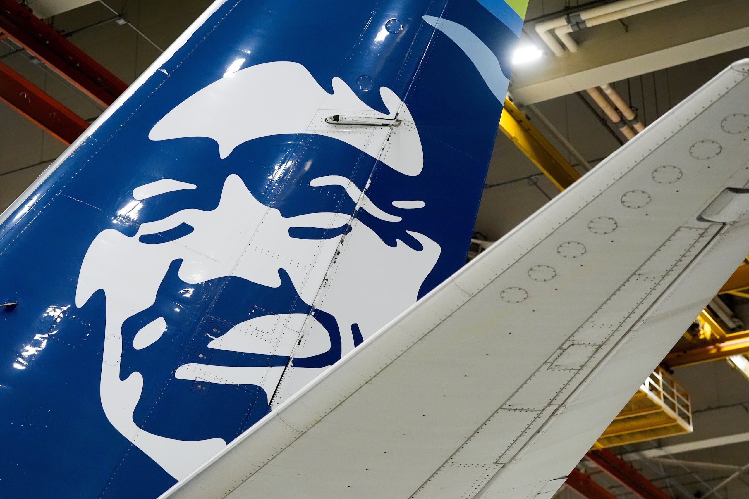 Un avión de Alaska Airlines