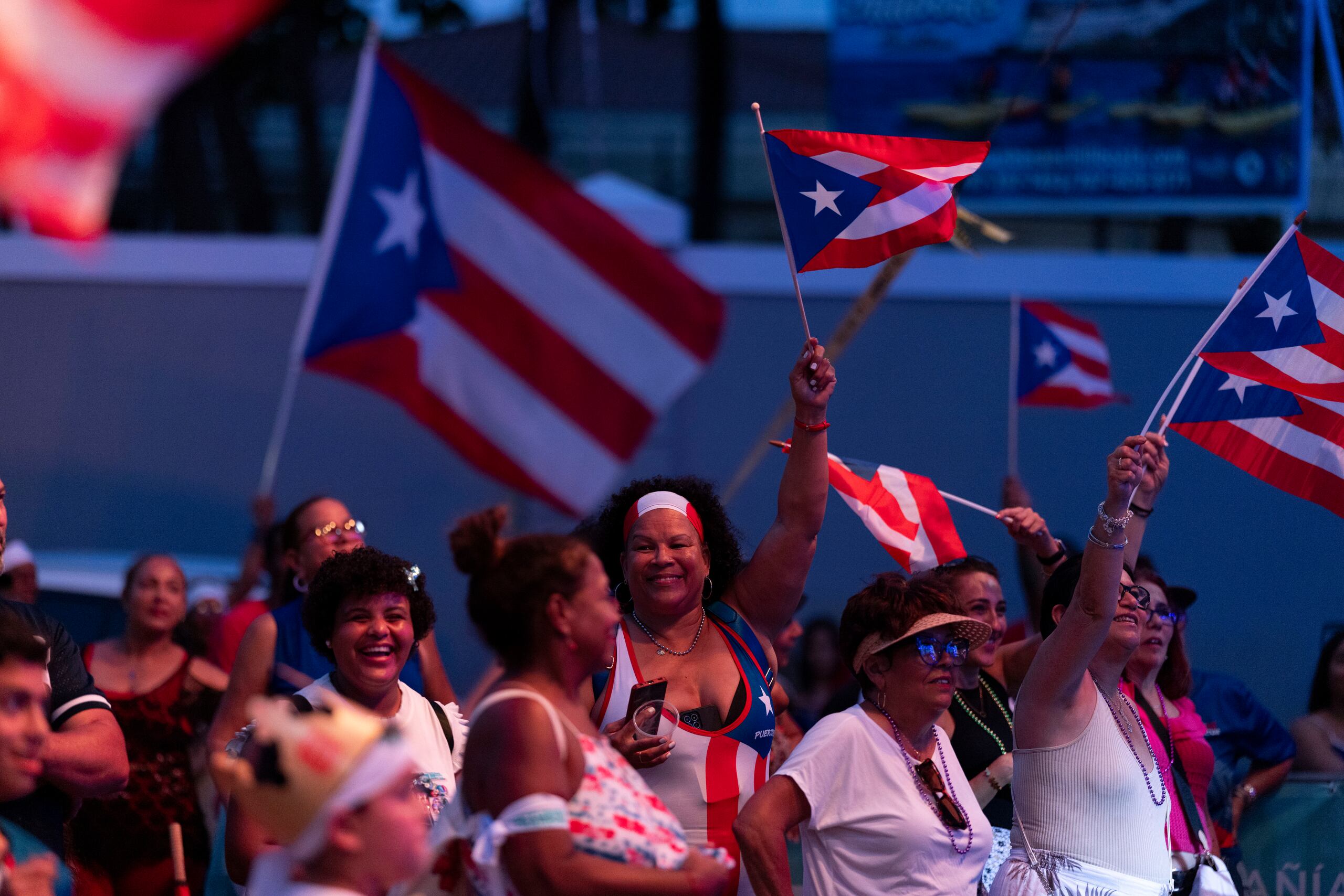 Plena Libre, Pirulo y la Tribu y Vico C se treparon esta noche en tarima para celebrar lo que nos hace puertorriqueños, al ritmo de la música popular, salsa y rap, lo que provocó que los presentes levantaran sus banderas monoestrelladas y celebrar su identidad nacional toda la noche.