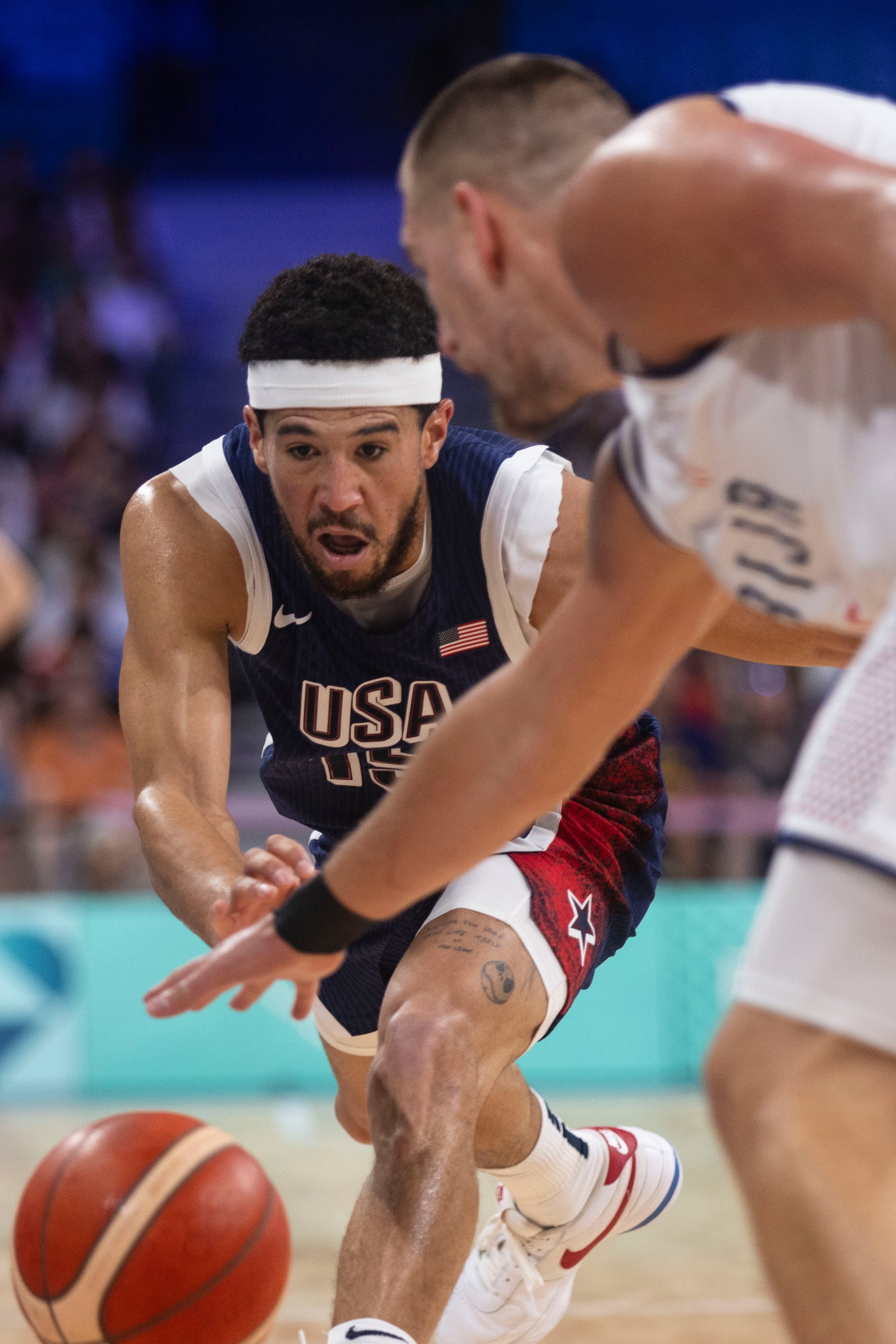 Devin Booker fue uno de los mejores jugadores de Estados Unidos en París, y solo tendrá 31 años en el 2028.