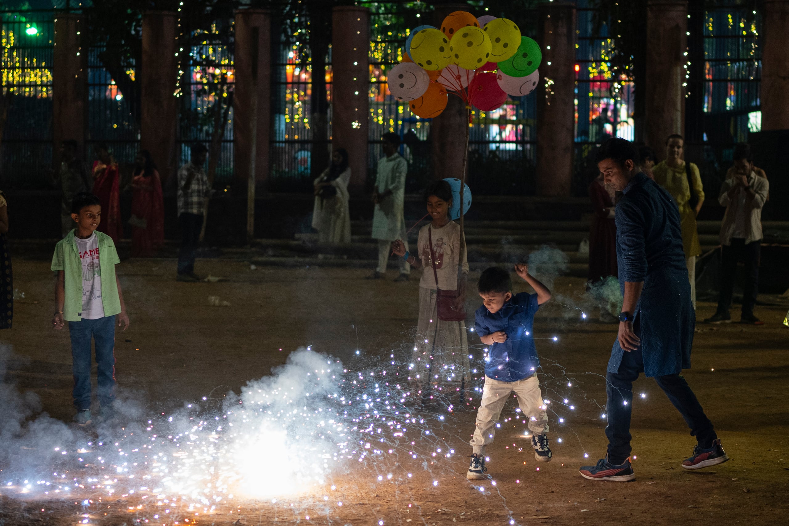 En India hay una enorme demanda de petardos, que se utilizan en festivales religiosos y bodas.
