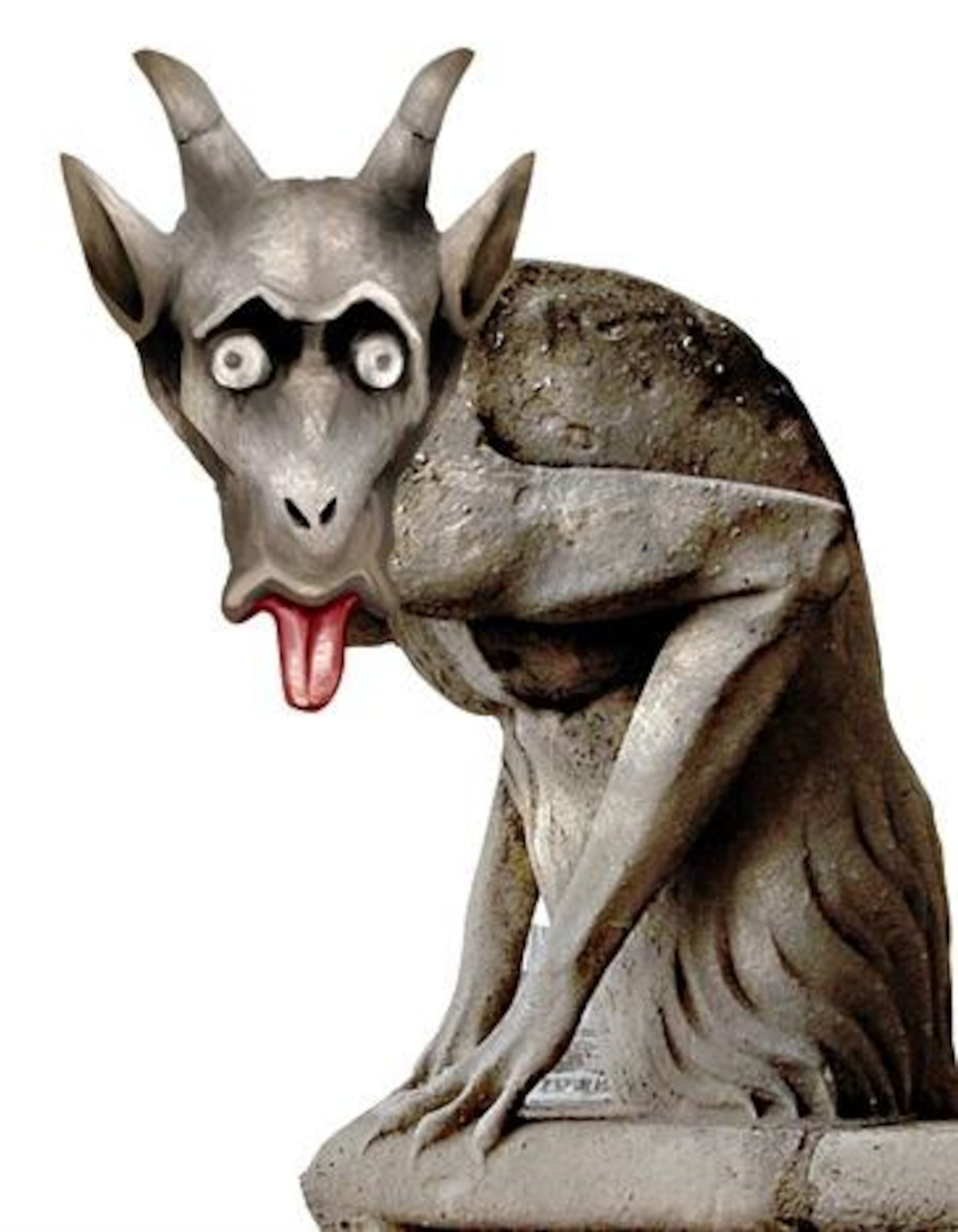 Y la gárgola no puede faltar en este Halloween y lo mejor es que puedes interpretarla de acuerdo a tu imaginación.