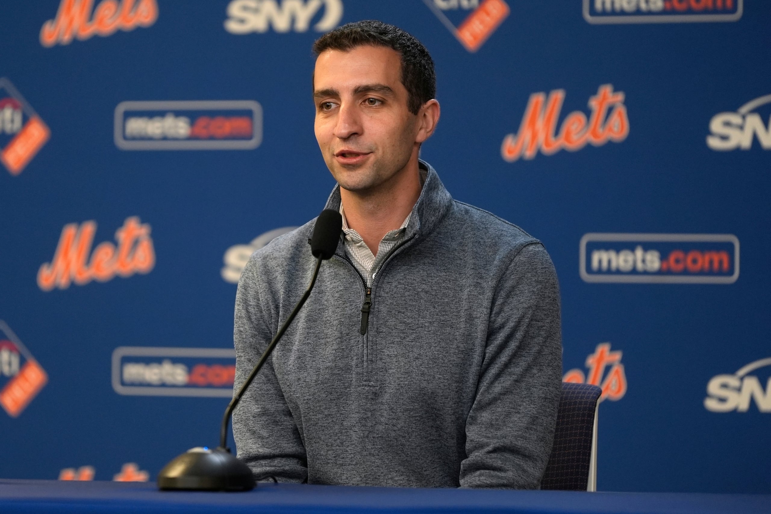 David Stearns es el presidente de operaciones deportivas de los Mets de Nueva York.