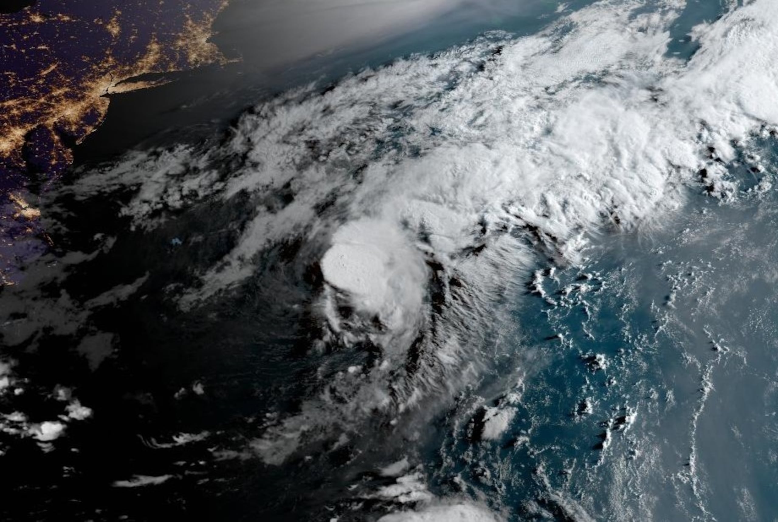 Imagen de satélite de tormenta tropical Dexter esta mañana.