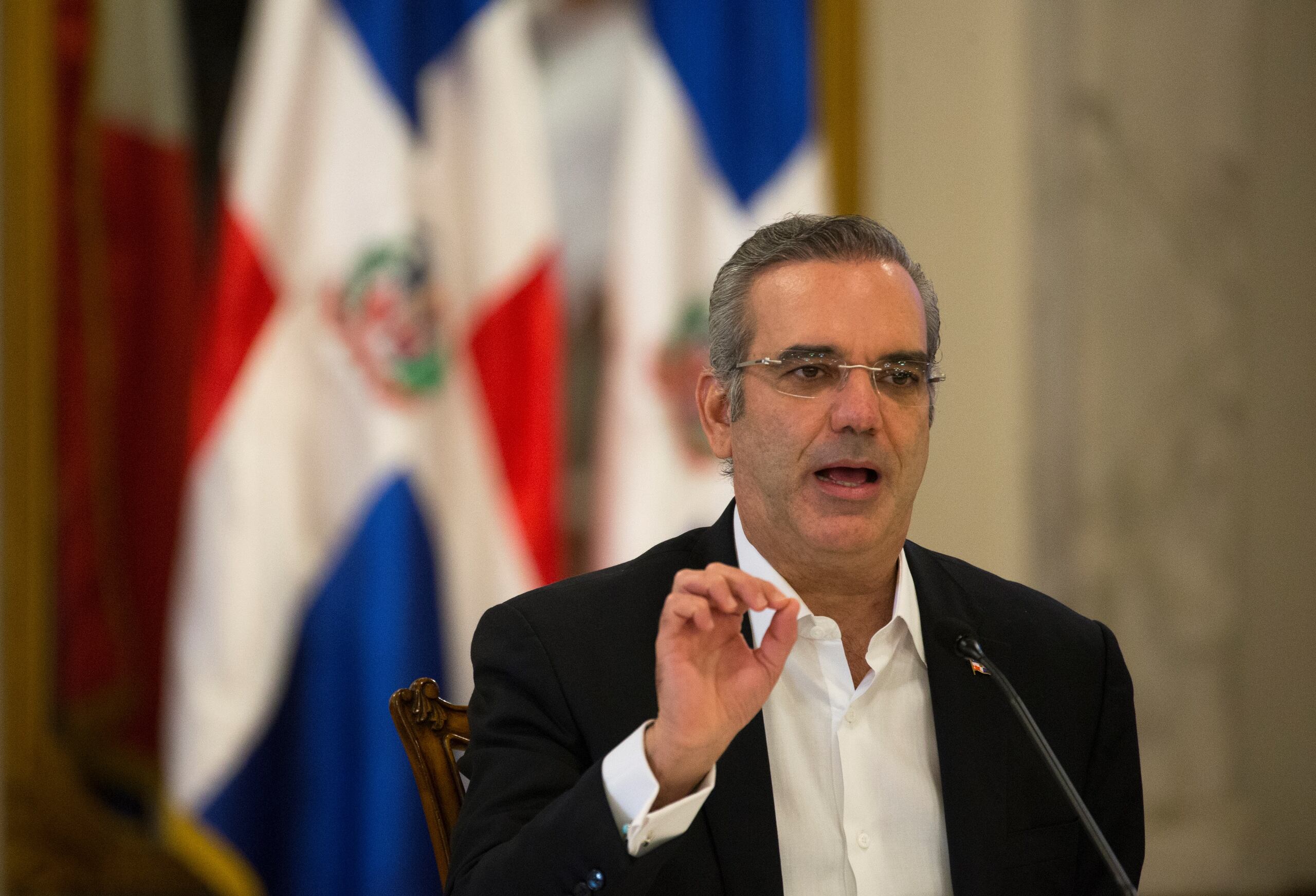 El presidente de República Dominicana, Luis Abinader. (EFE/Orlando BarrÌa)