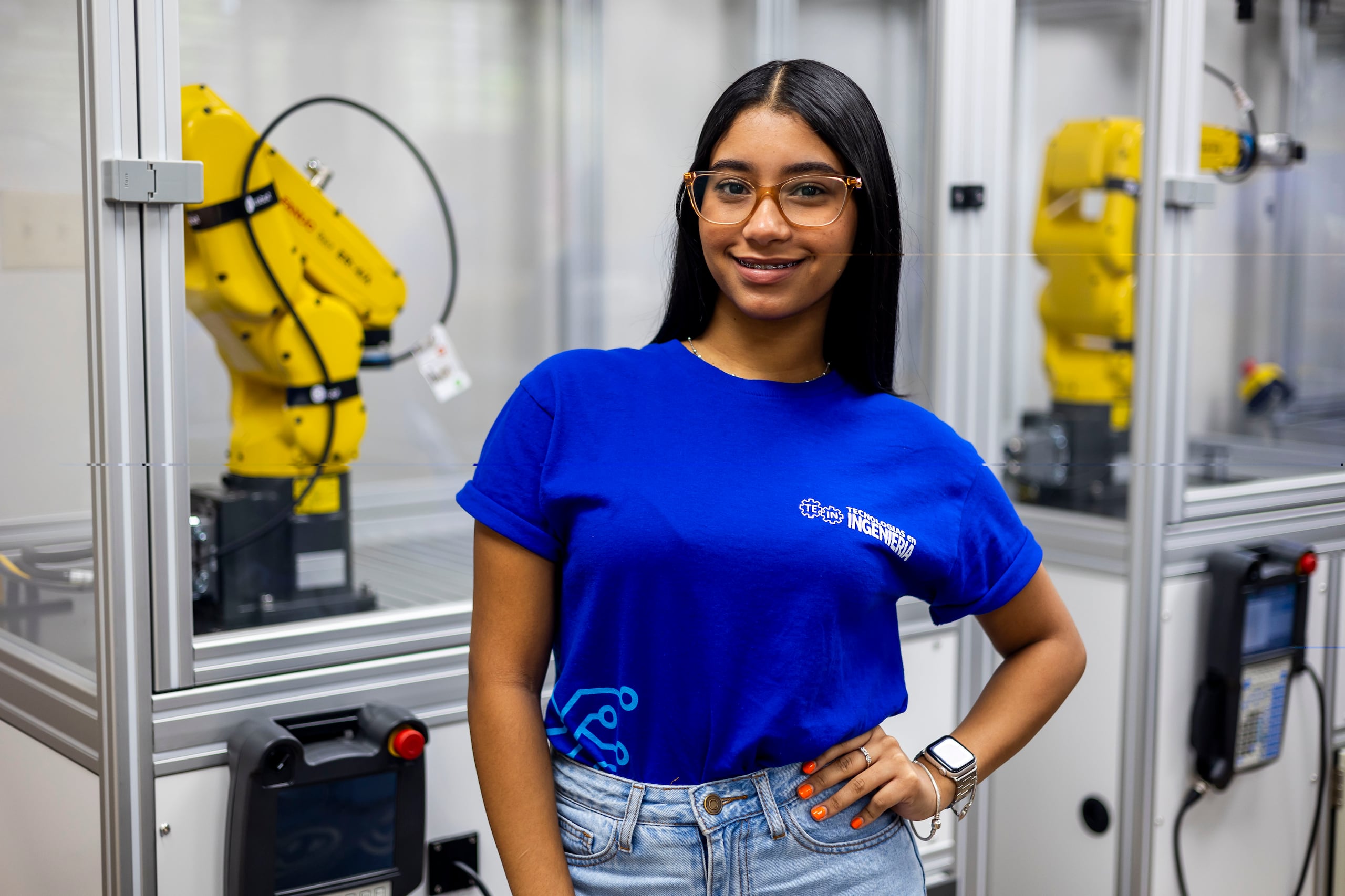 Thaliz Robles es una de las estudiantes del programa.