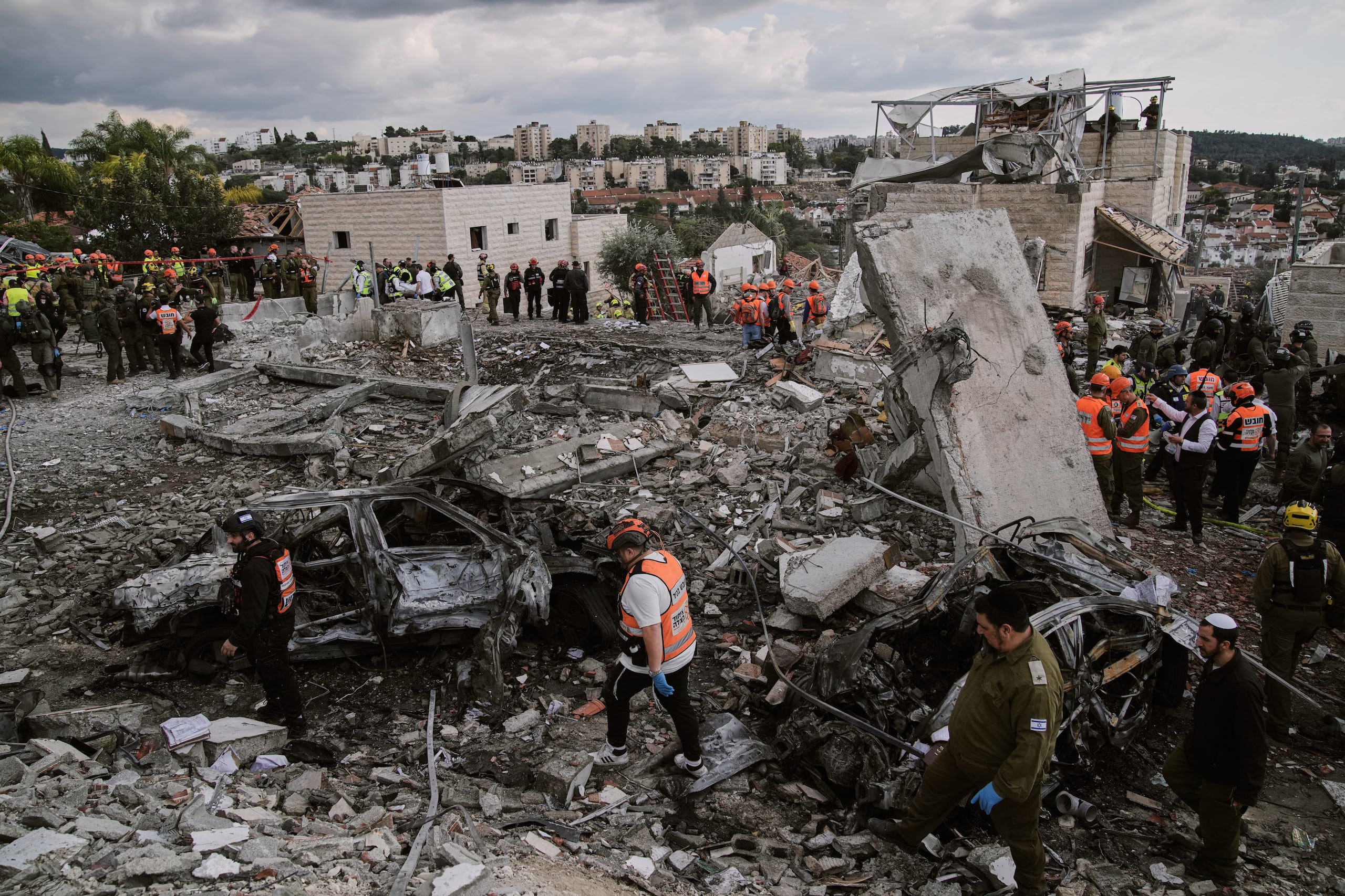 El edificio se derrumbó (AP Photo/Leo Correa)