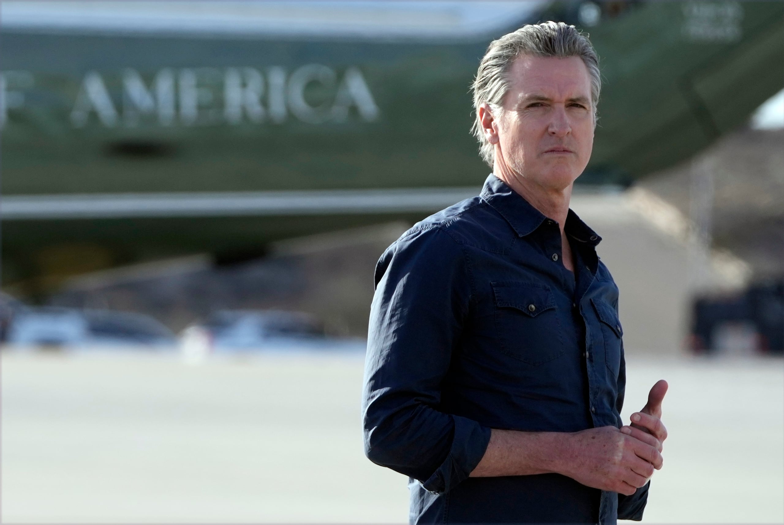 El gobernador de California, Gavin Newsom