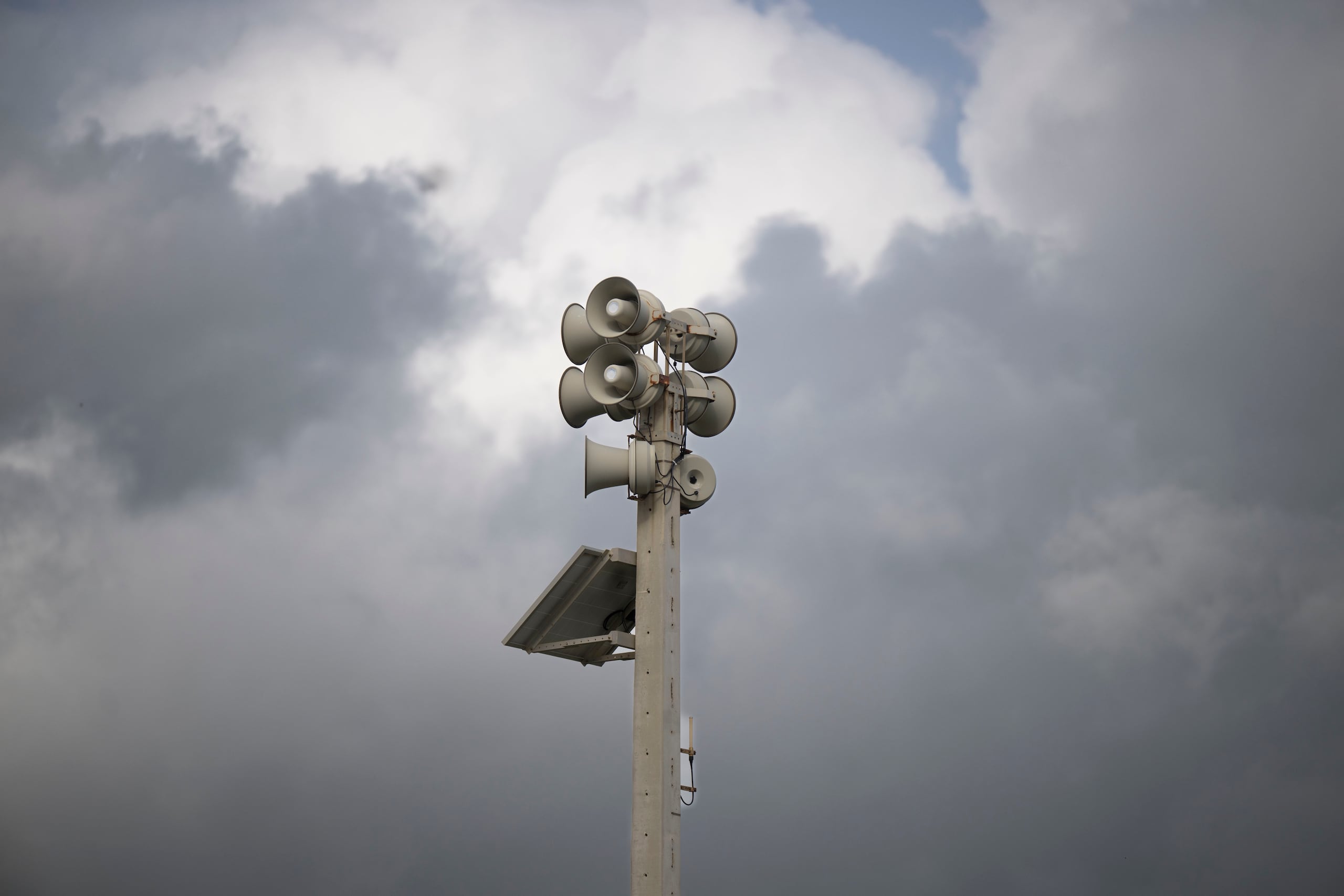 Sirena de Tsunami. (Archivo)