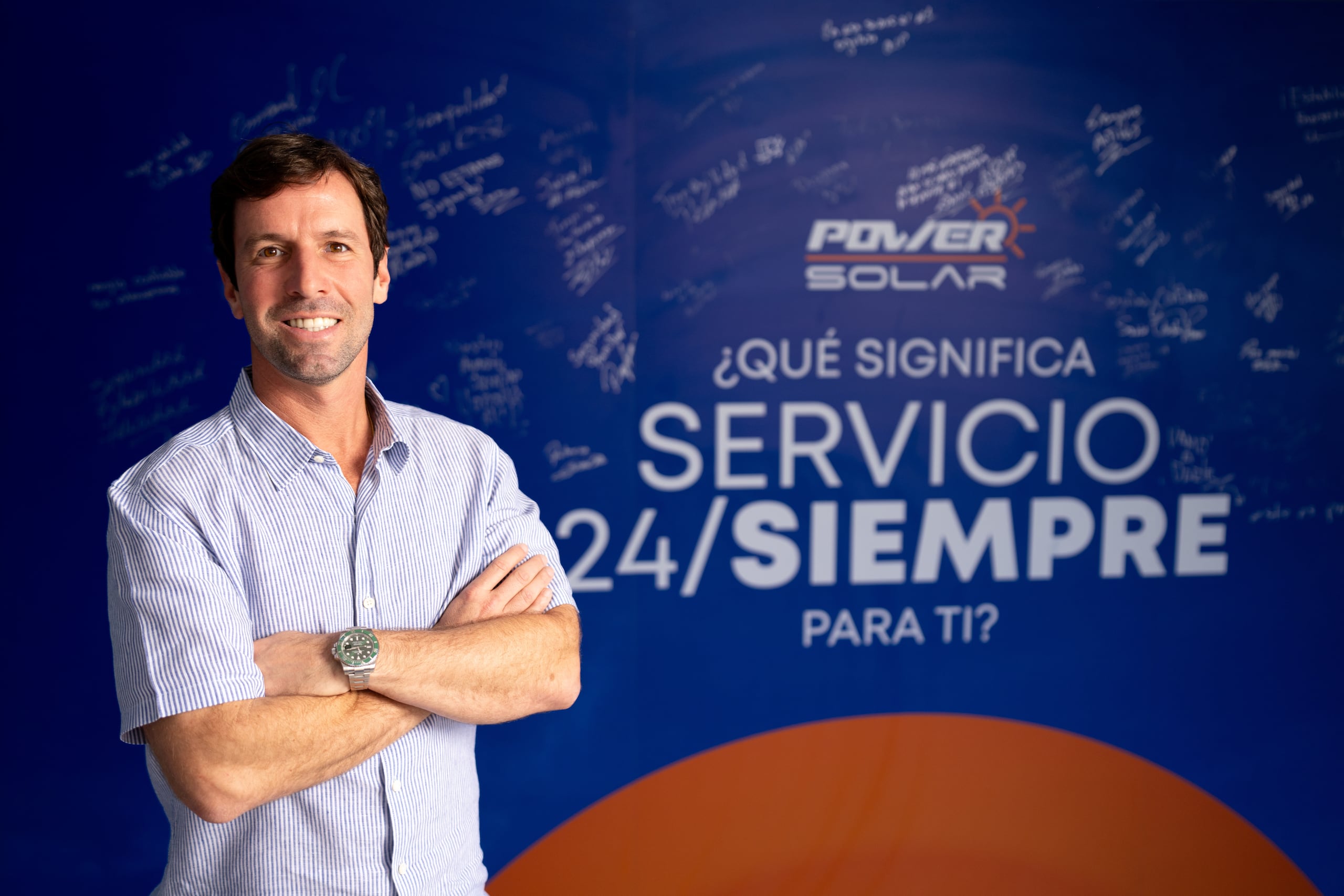 Enrique González, presidente y principal oficial ejecutivo de Power Solar.